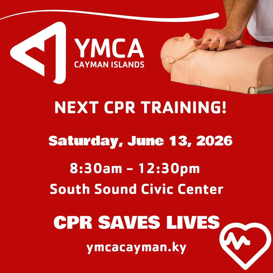 YMCA of the Cayman Islands Facebook ad: CPR/AED & Basic First Aid Training