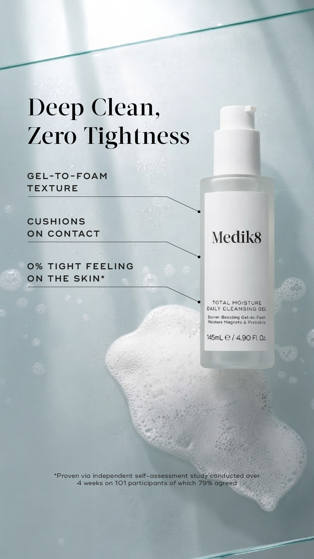 Medik8 Facebook ad: Feel The Difference Instantly