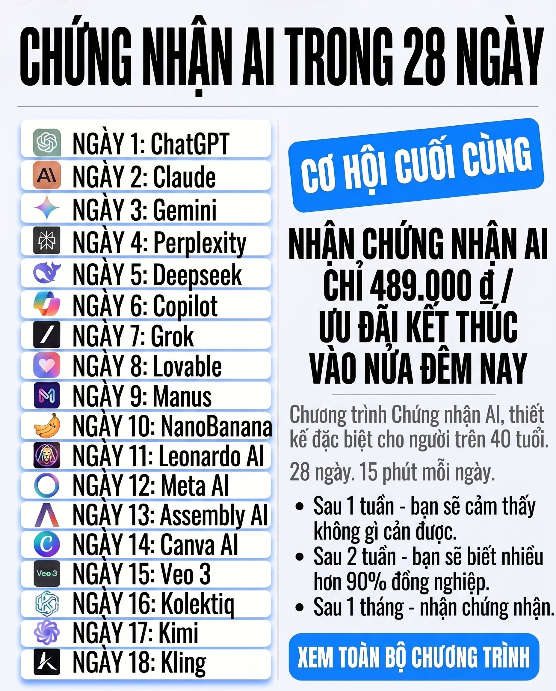 Lernejo AI Việt Nam Facebook ad: Học cách sử dụng AI