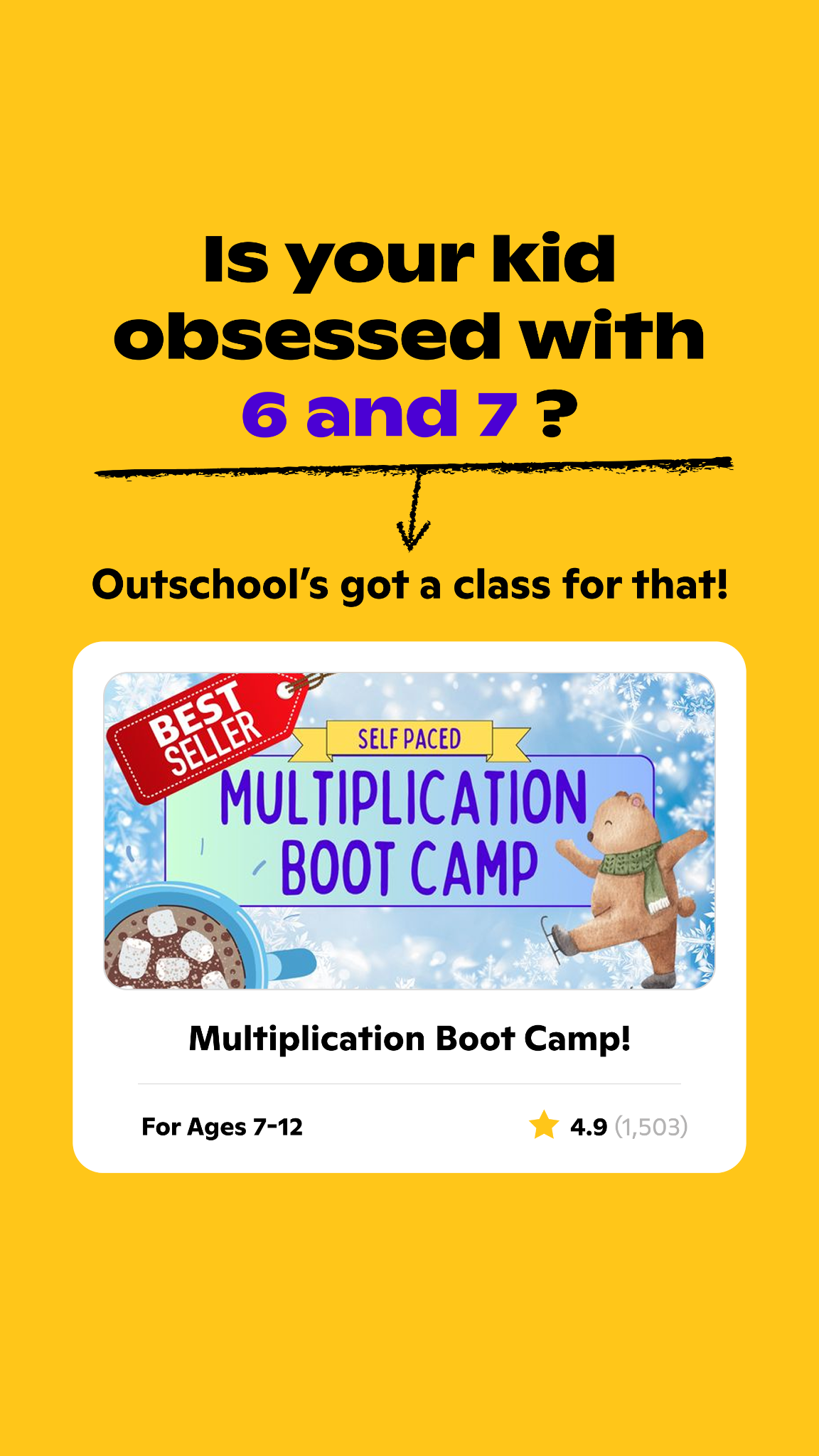 Outschool Facebook ad