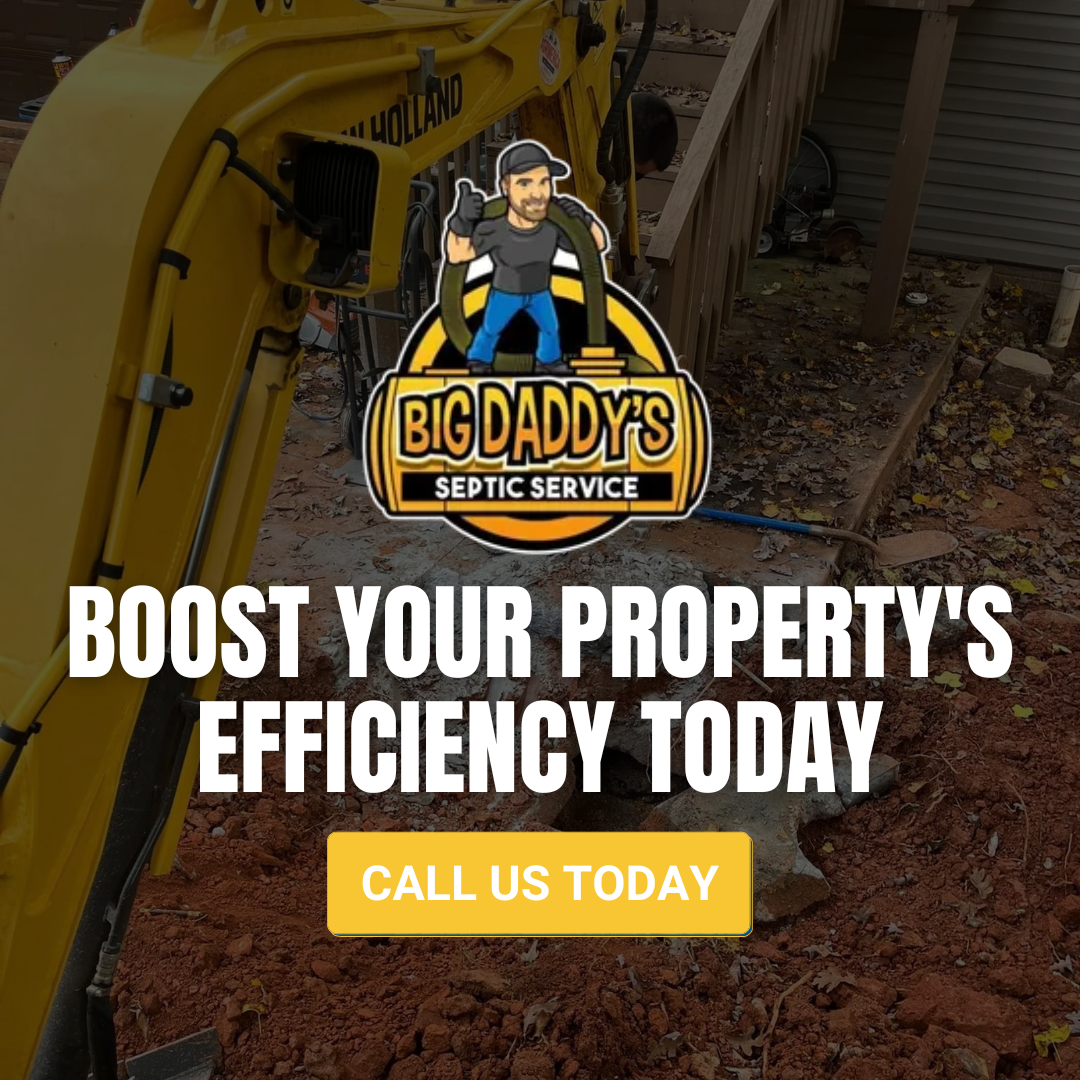 Big Daddy's Septic Service Facebook ad: Is your septic system acting up?