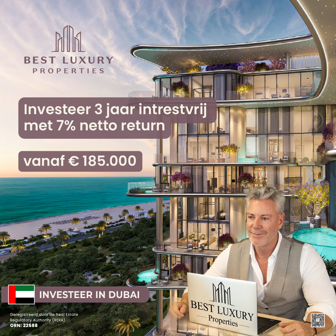 Best Luxury Properties Facebook ad: Maximaal rendement. Minimale risico’s.