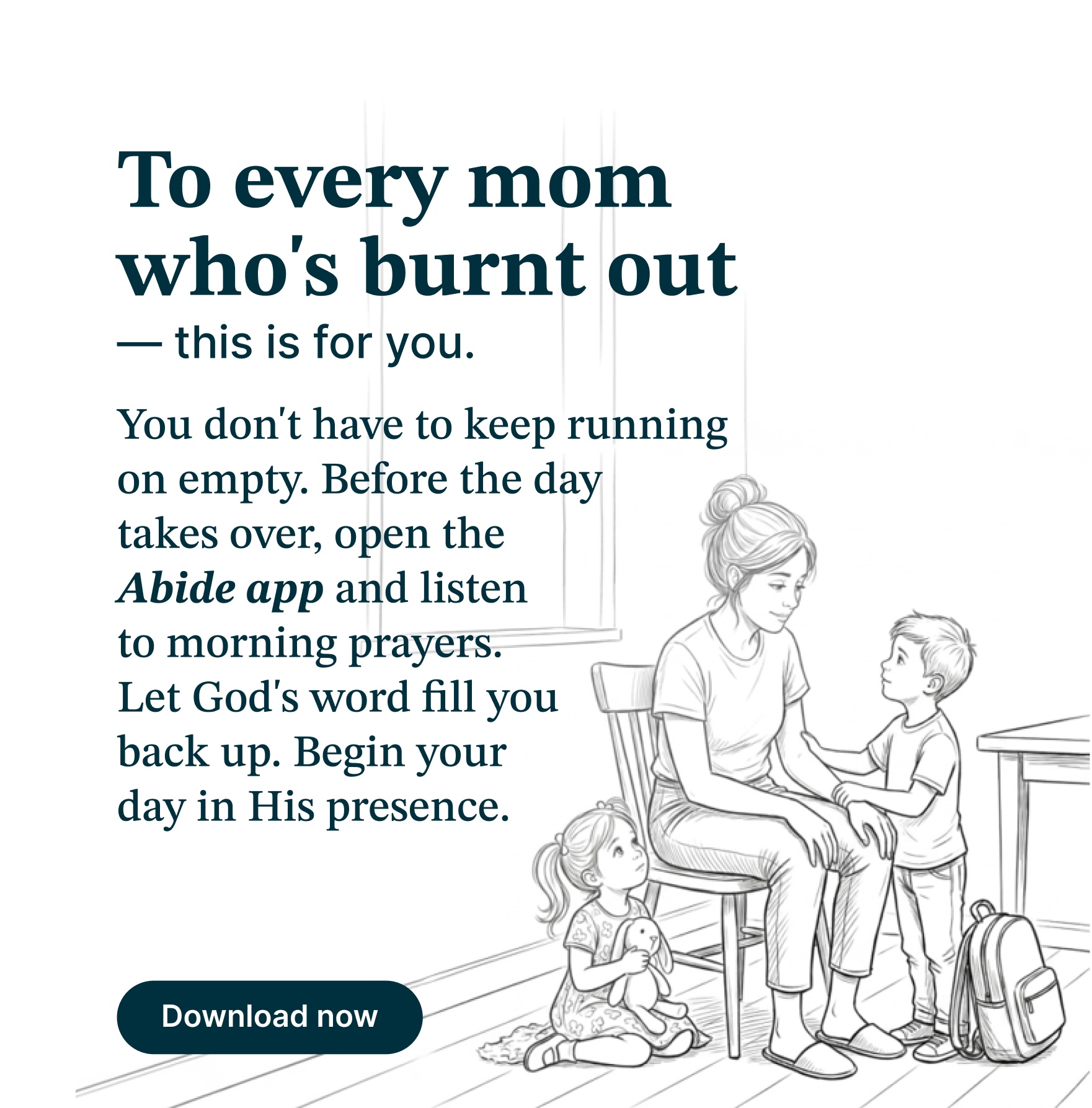 Abide from Guideposts Facebook ad