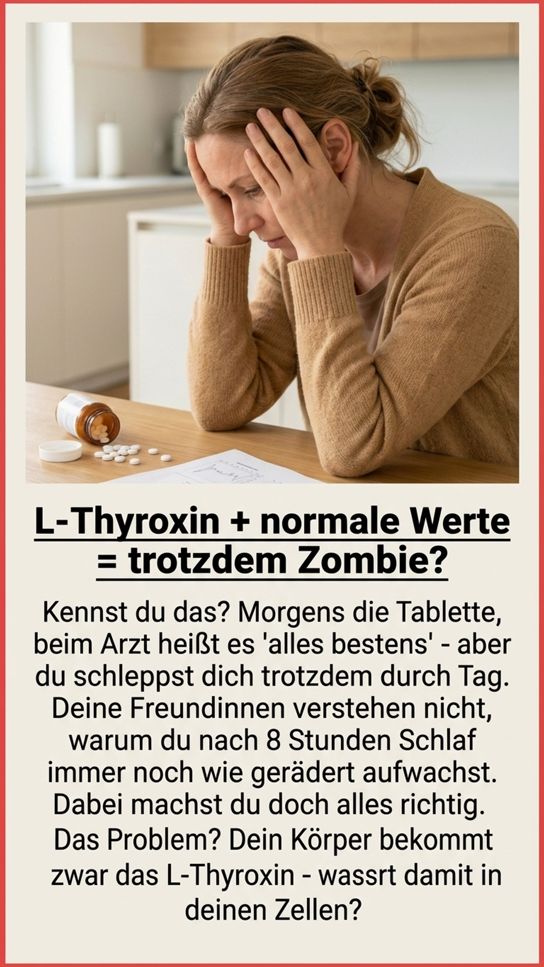 Mission Schilddrüse Facebook ad
