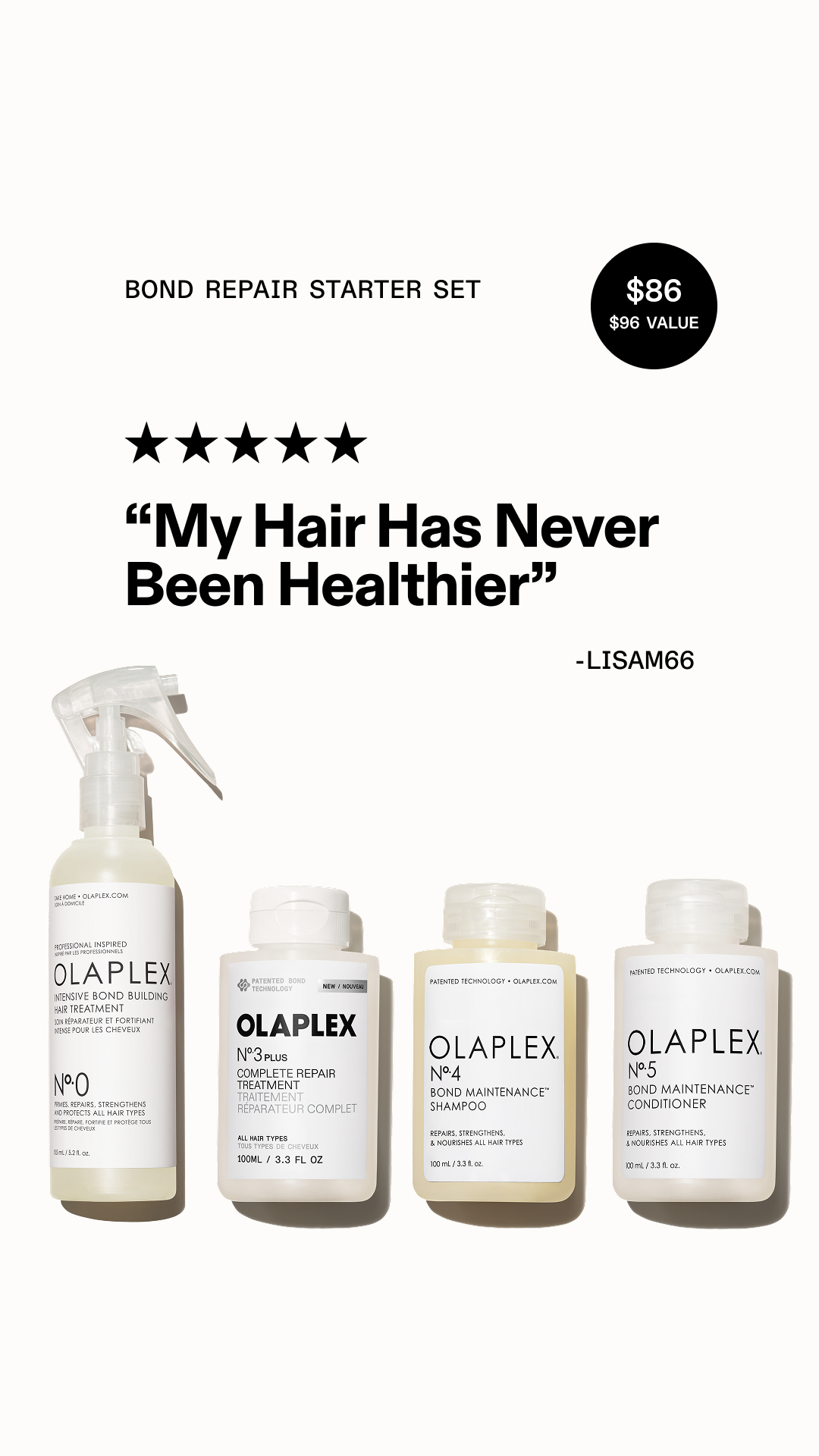 Olaplex Facebook ad
