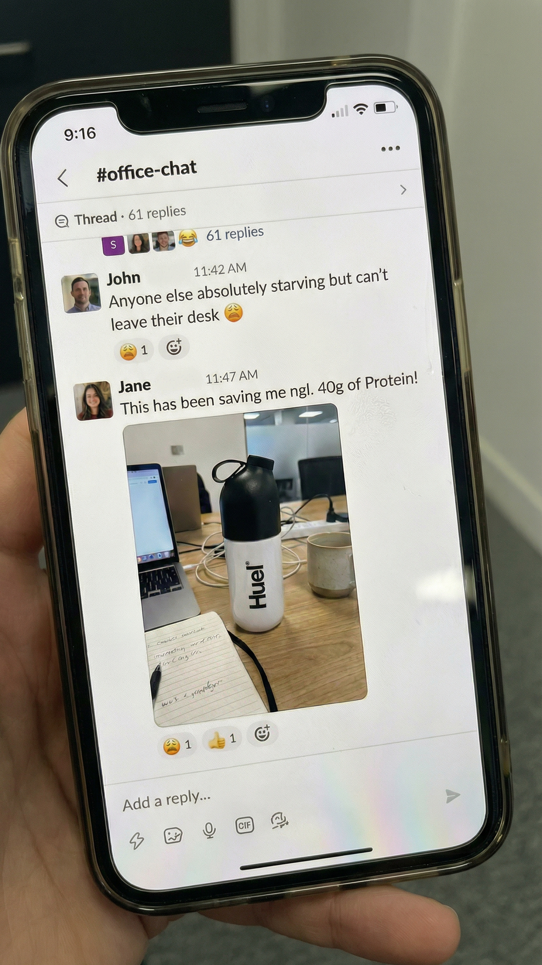 Huel Facebook ad