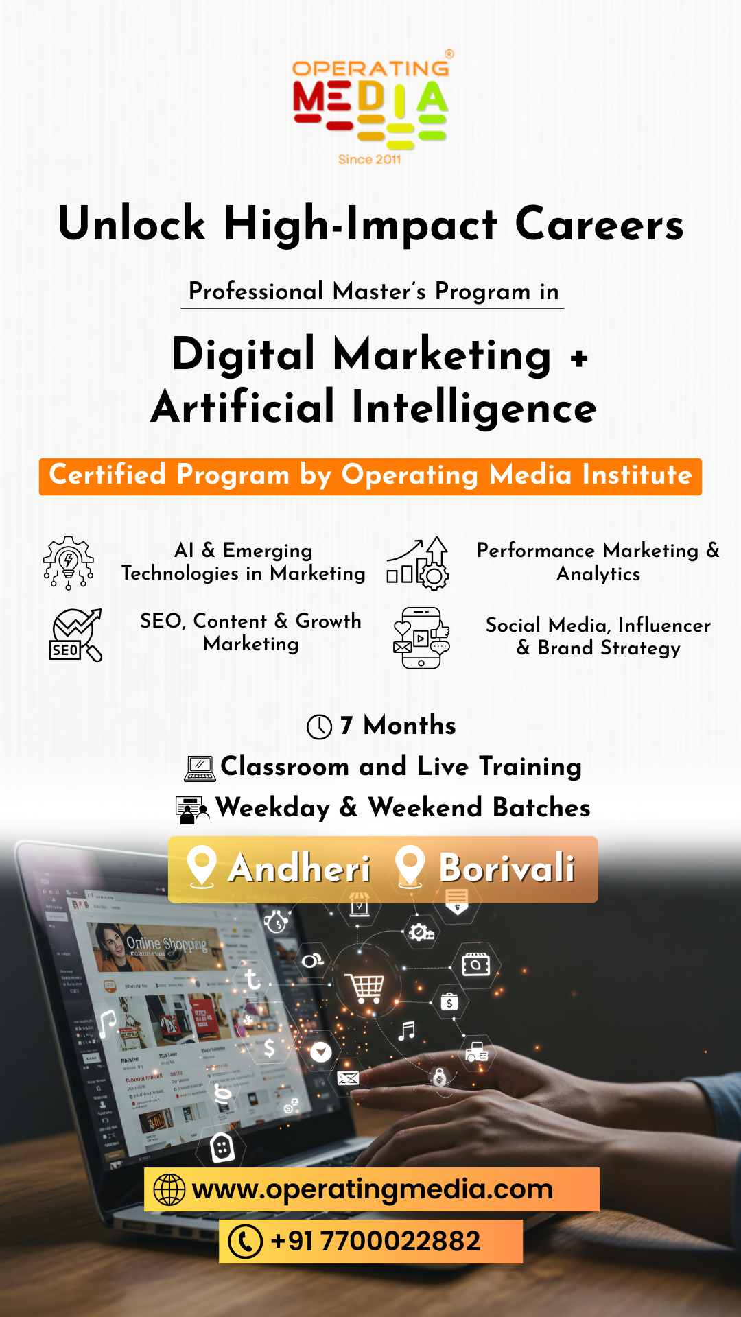 Operating Media - Digital Marketing Training Institute Facebook ad