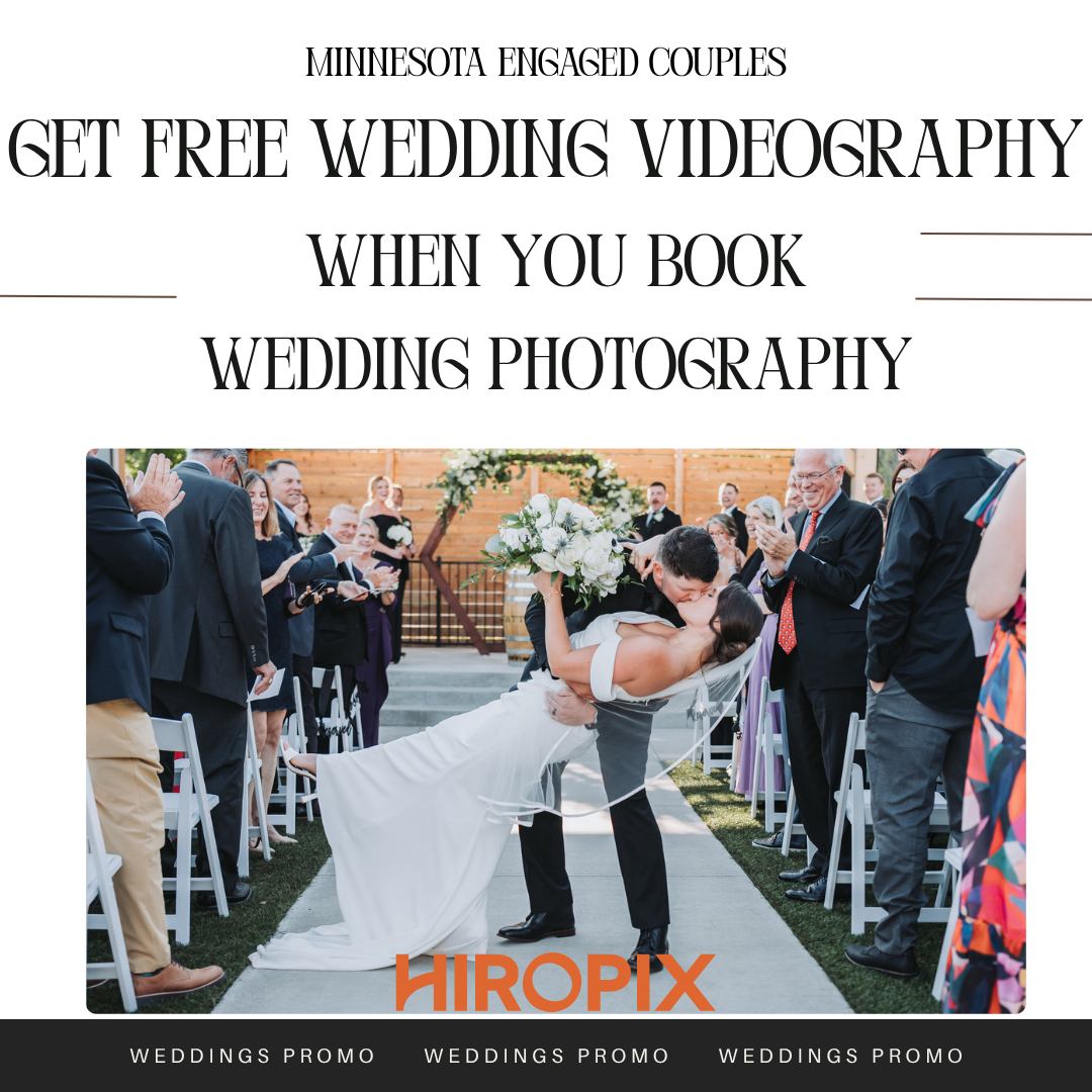 Weddings by Hiropix Facebook ad: Photos Capture the Moment. Video Lets You Relive It.