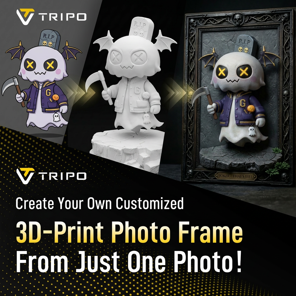 Tripo 3D Facebook ad
