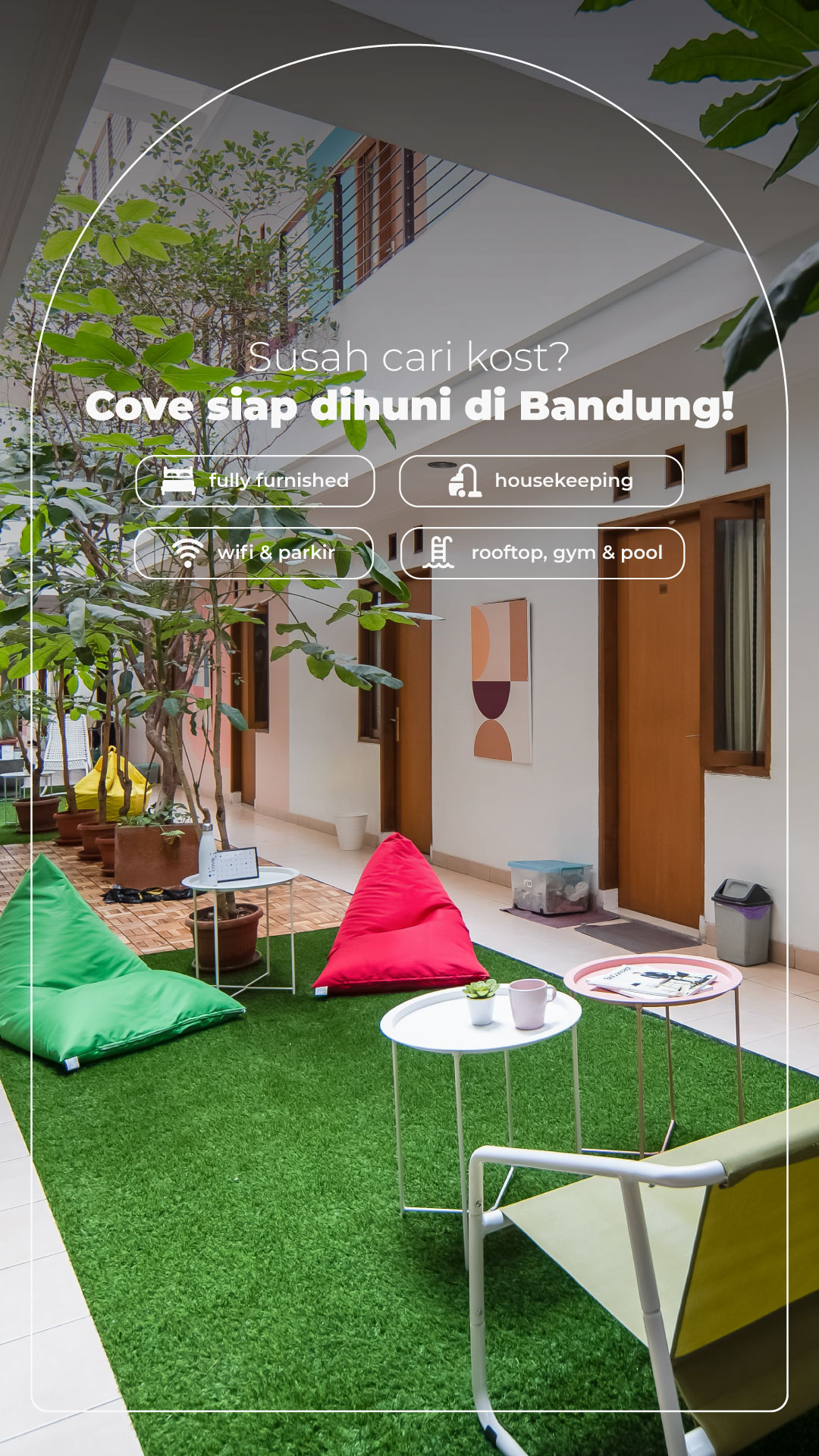 Cove Indonesia Facebook ad from Aug 6, 2025