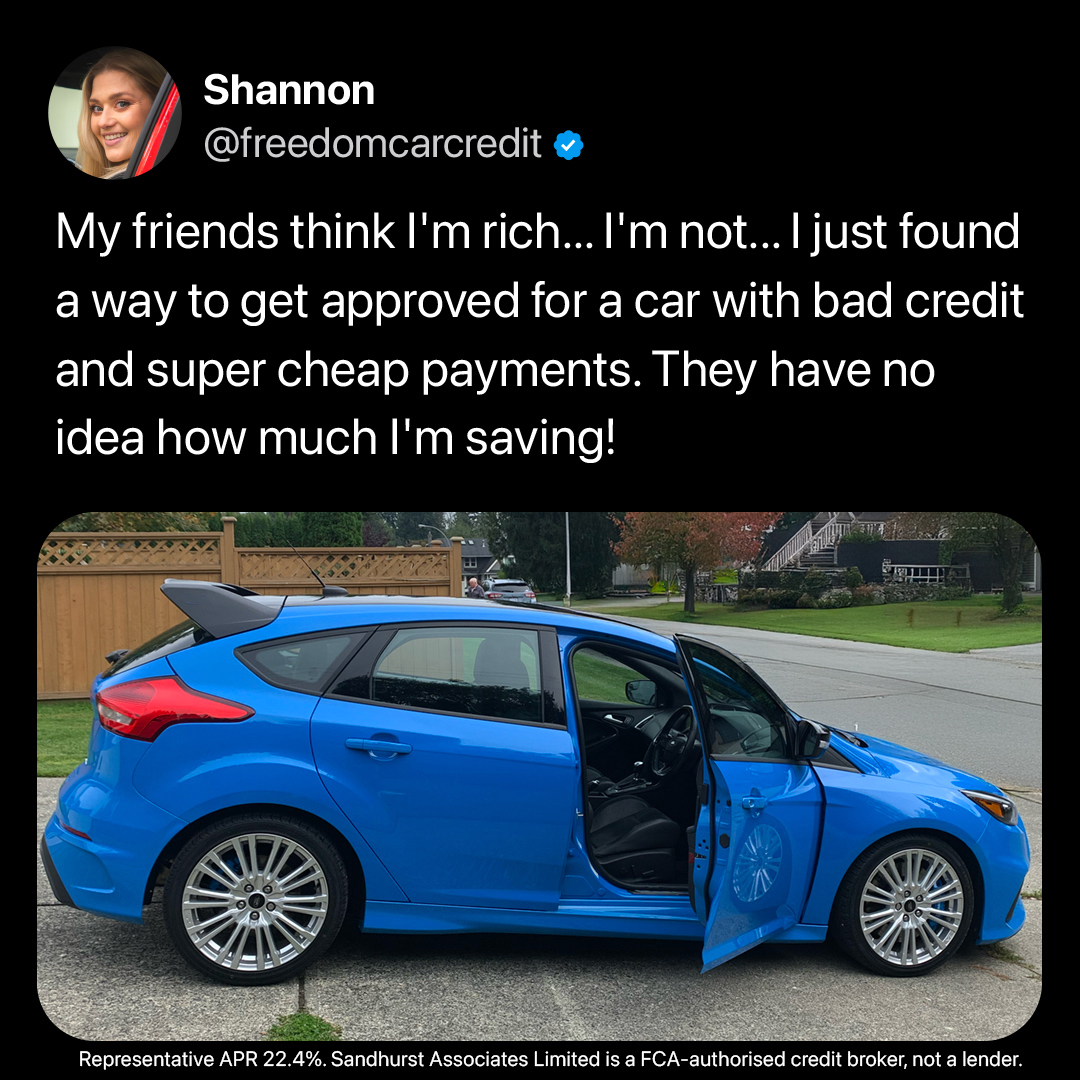 Freedom Car Credit Facebook ad