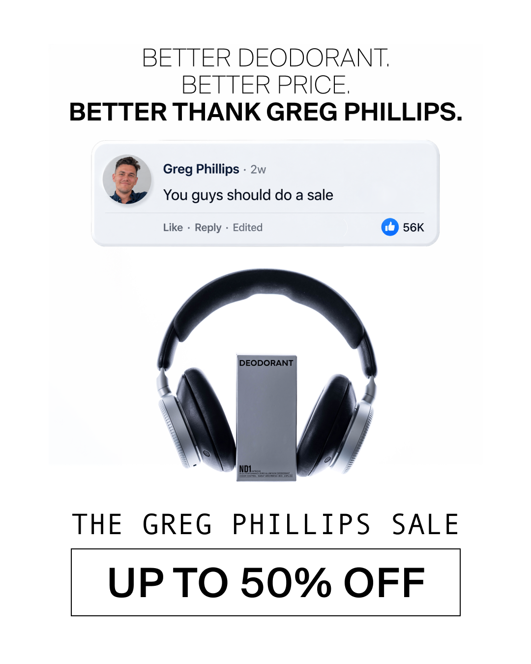 PATRICKS Facebook ad