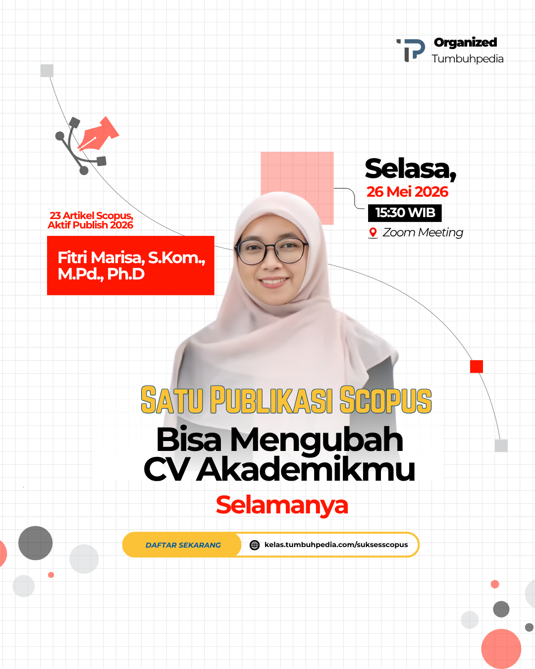 Tumbuhpedia Facebook ad: DAFTAR KELASNYA DI SINI YA!