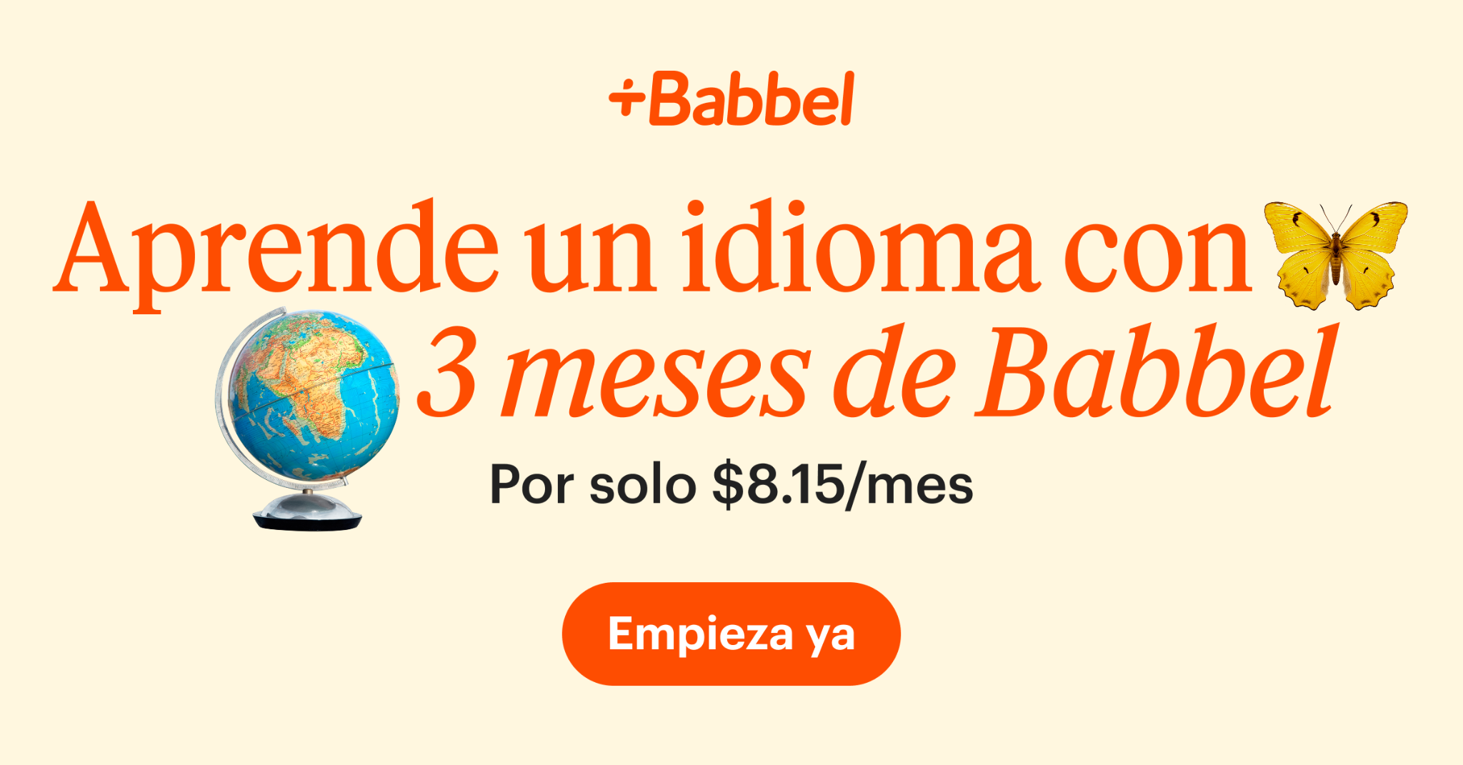 Babbel Facebook ad