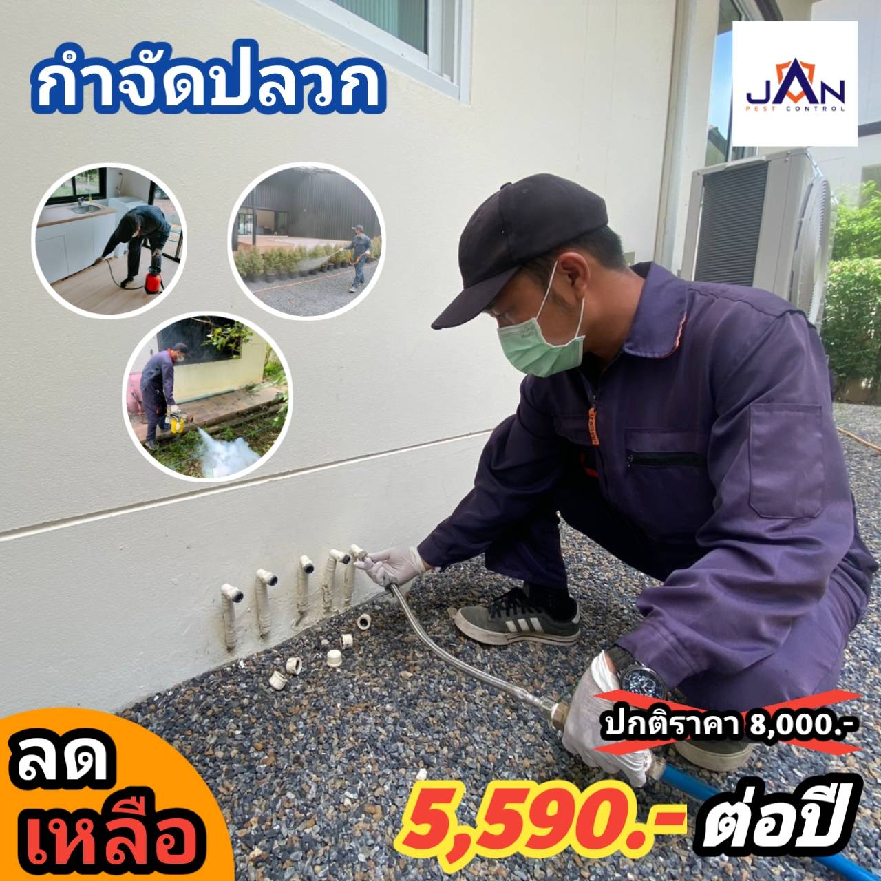 JAN Pest Control กำจัดปลวกทั่วเชียงใหม่ ด้วยทีมงานมืออาชีพ Facebook ad