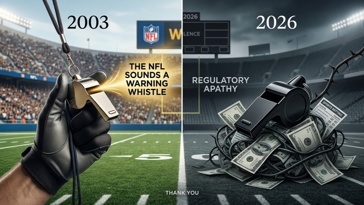 Barry Minkow Facebook ad: The NFL Blew the Whistle in 2003. Why Was It Silent in 2026?
