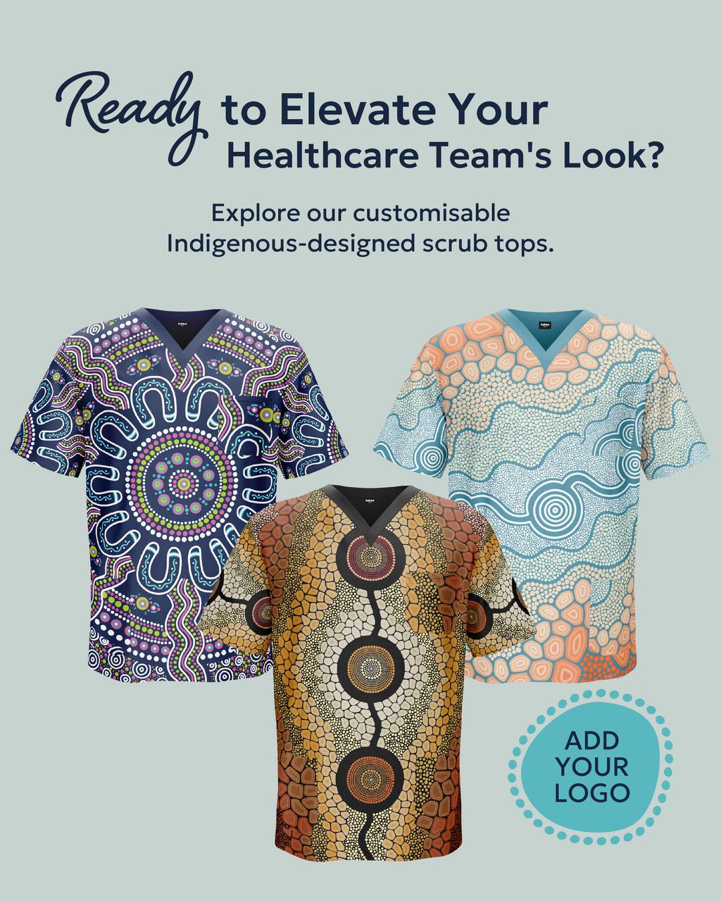 BW Promotions Facebook ad: Scrubs that tell your story