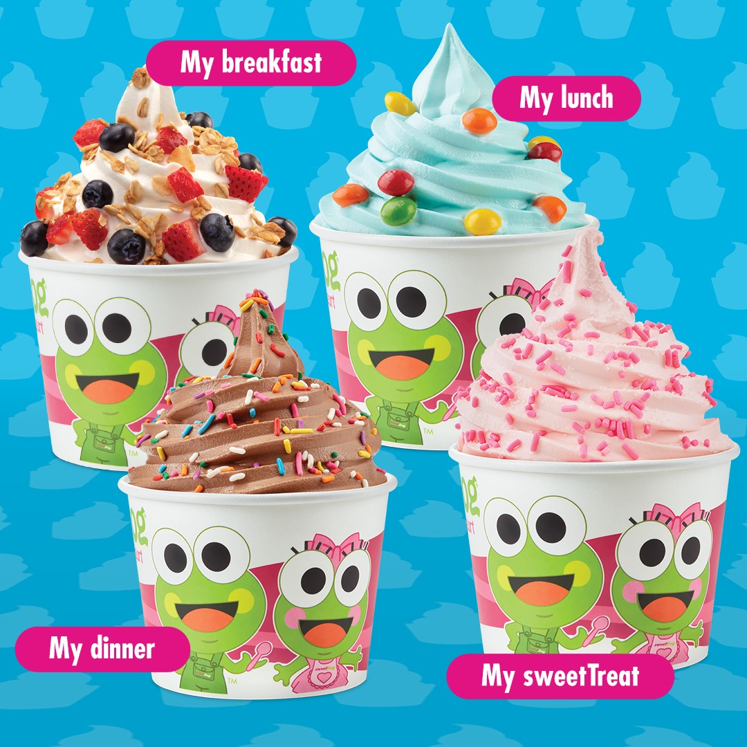 sweetFrog Premium Frozen Yogurt Facebook ad
