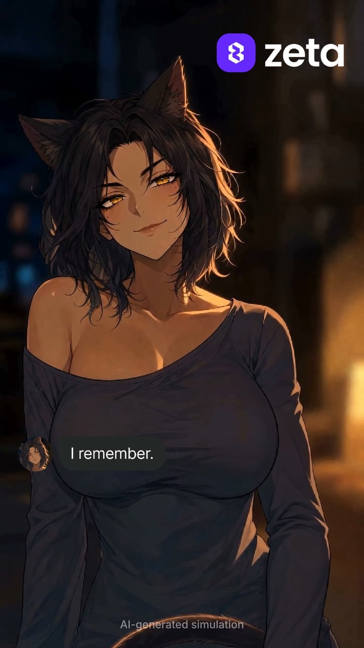 zeta US Facebook ad: The only roleplay app with ZERO dialogue filters.
