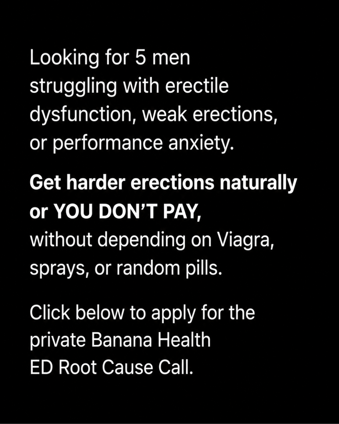 Banana.Health Facebook ad
