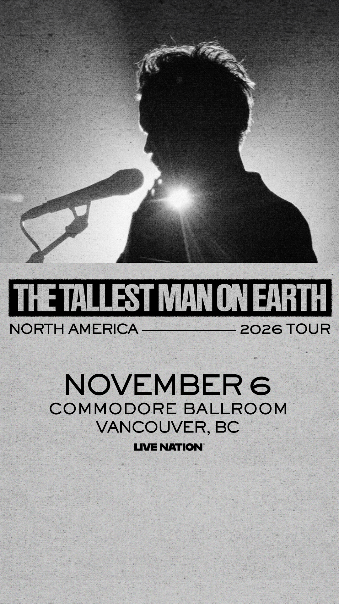 Live Nation British Columbia Facebook ad