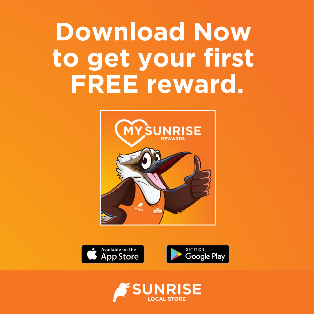 Sunrise Local Stores Facebook ad from May 18, 2026
