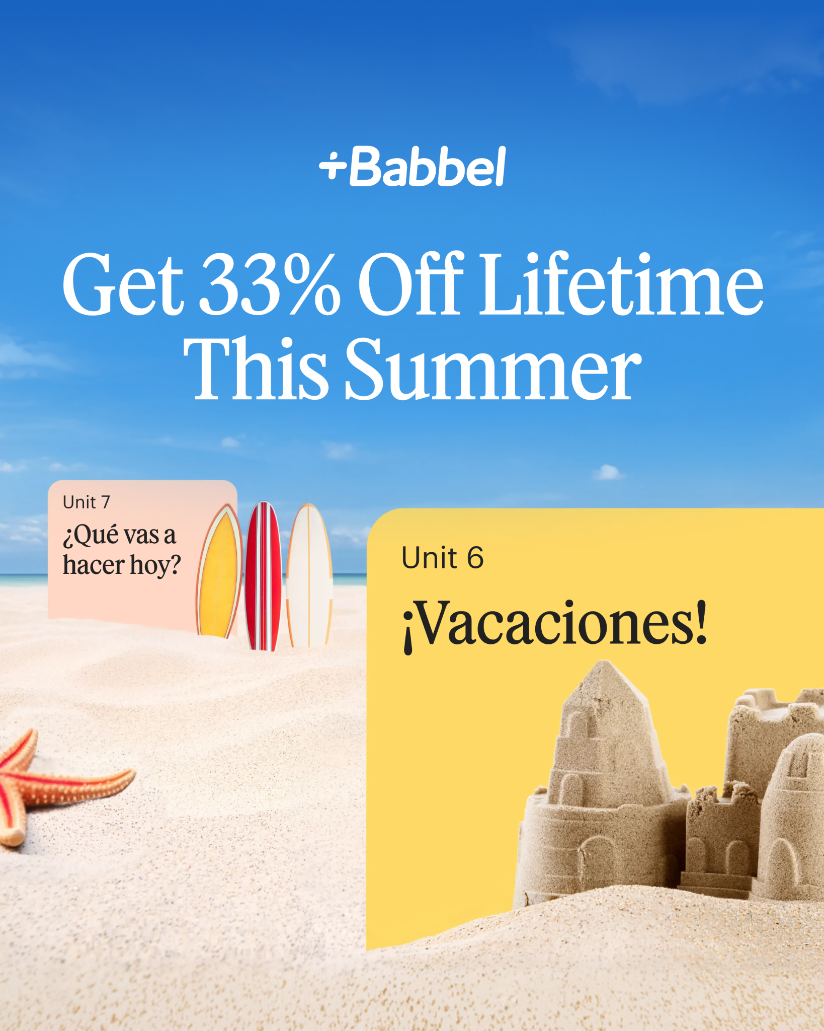 Babbel Facebook ad