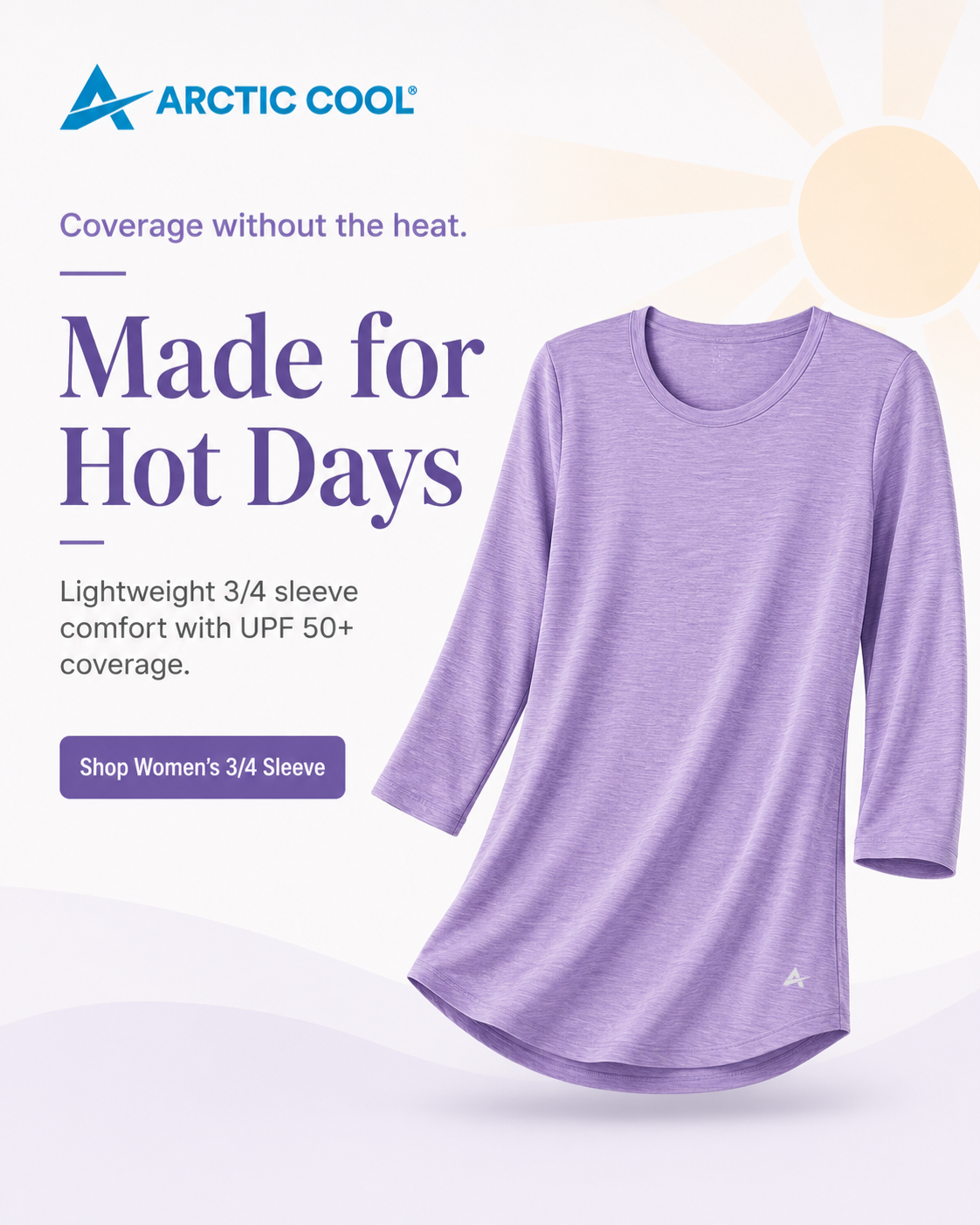 Arctic Cool Facebook ad
