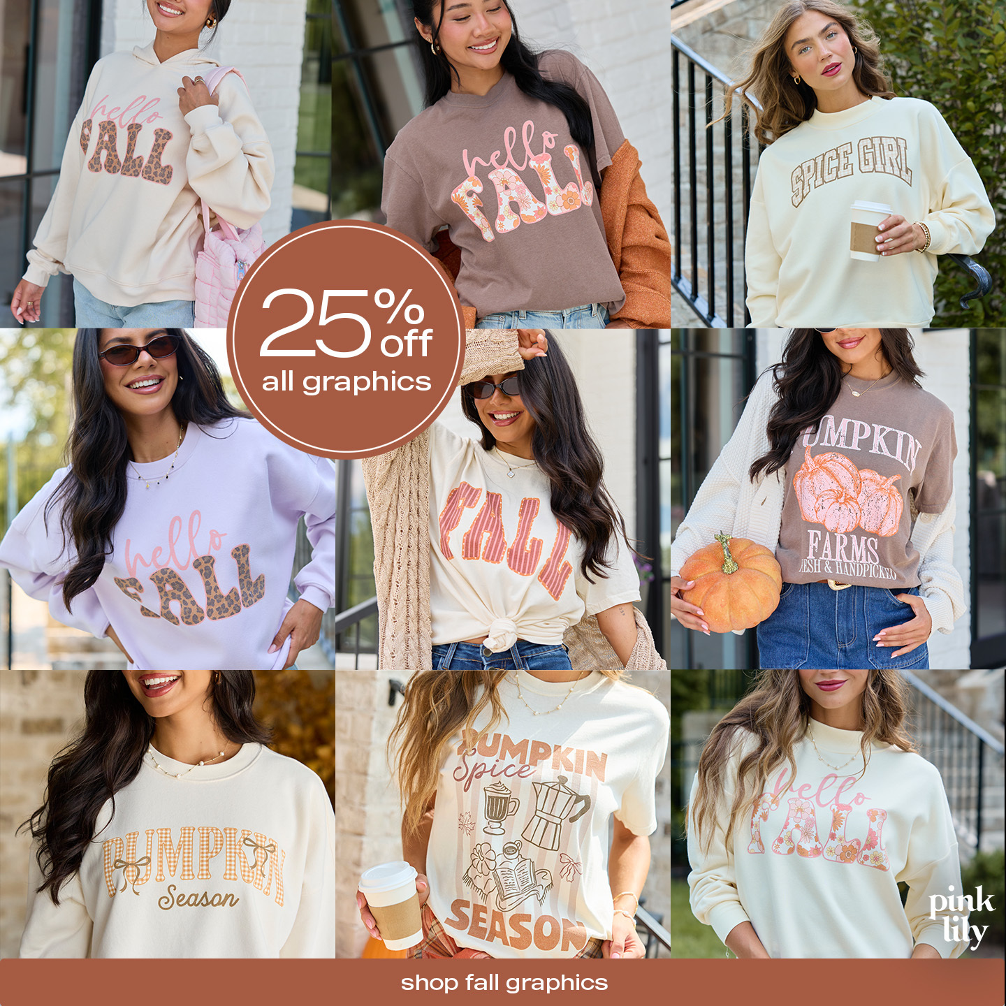 Pink Lily Facebook ad: 25% OFF