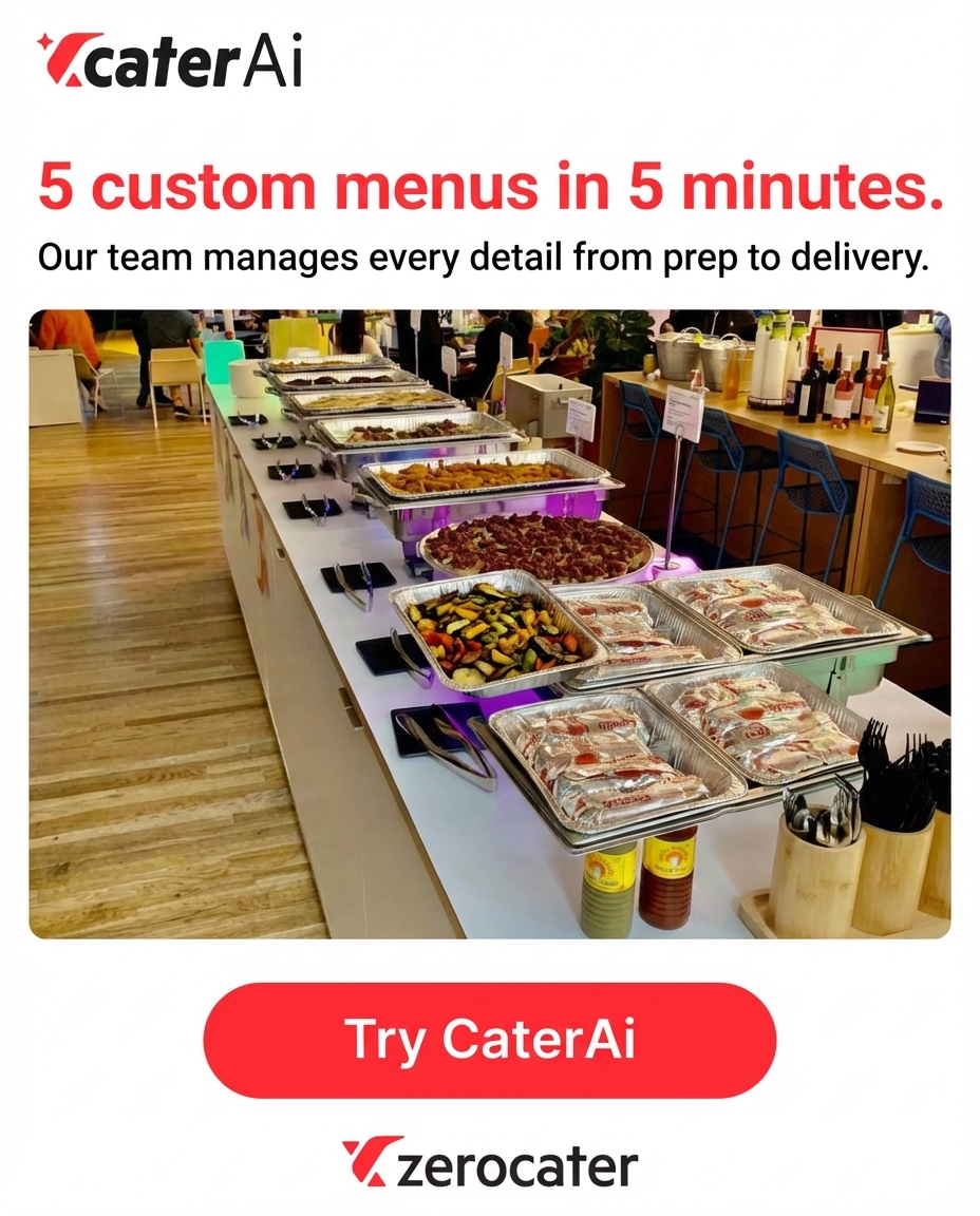 Zerocater Facebook ad