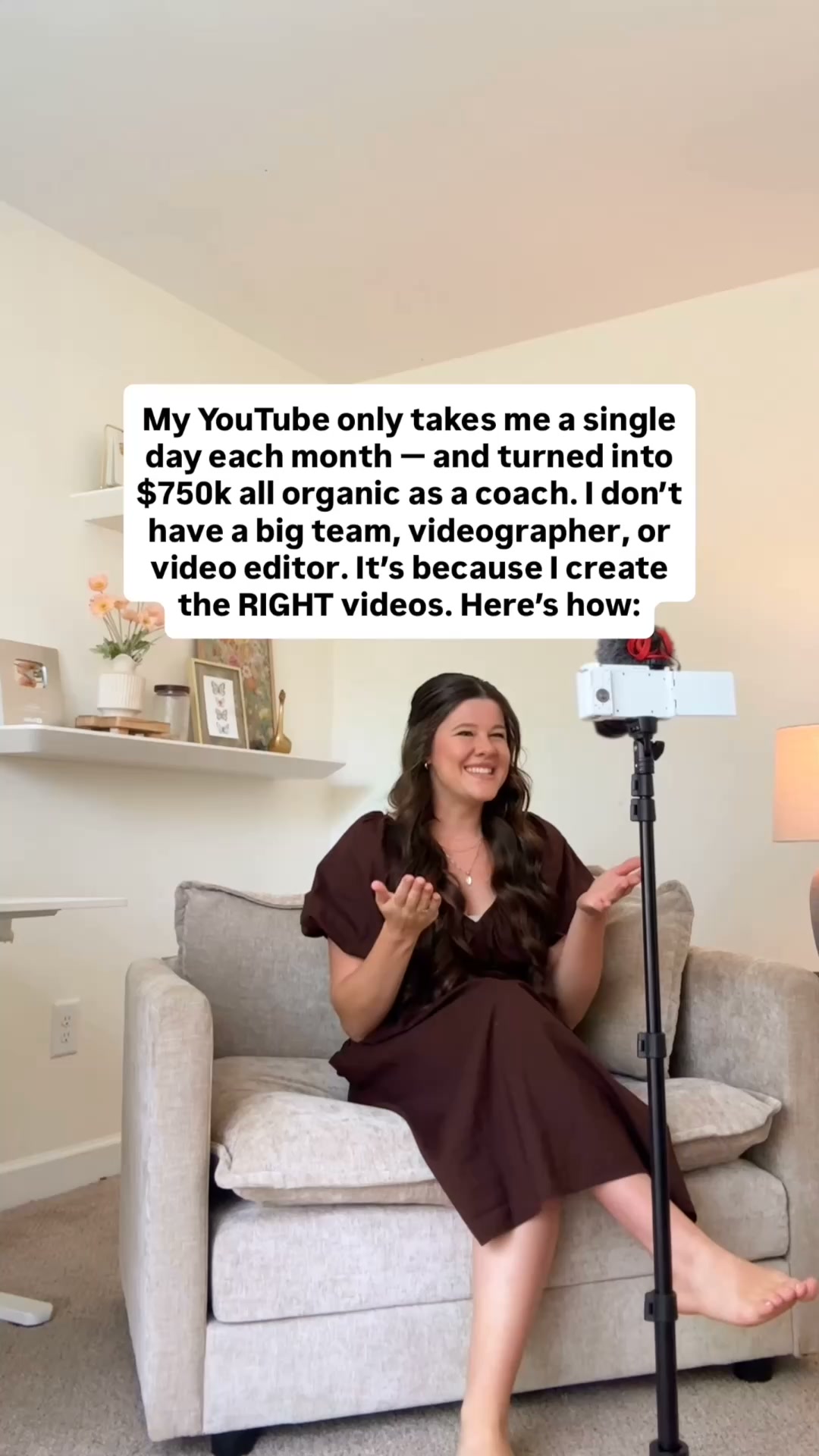 Stephanie Kase Facebook ad: Your entire month of YouTube, done in a single day
