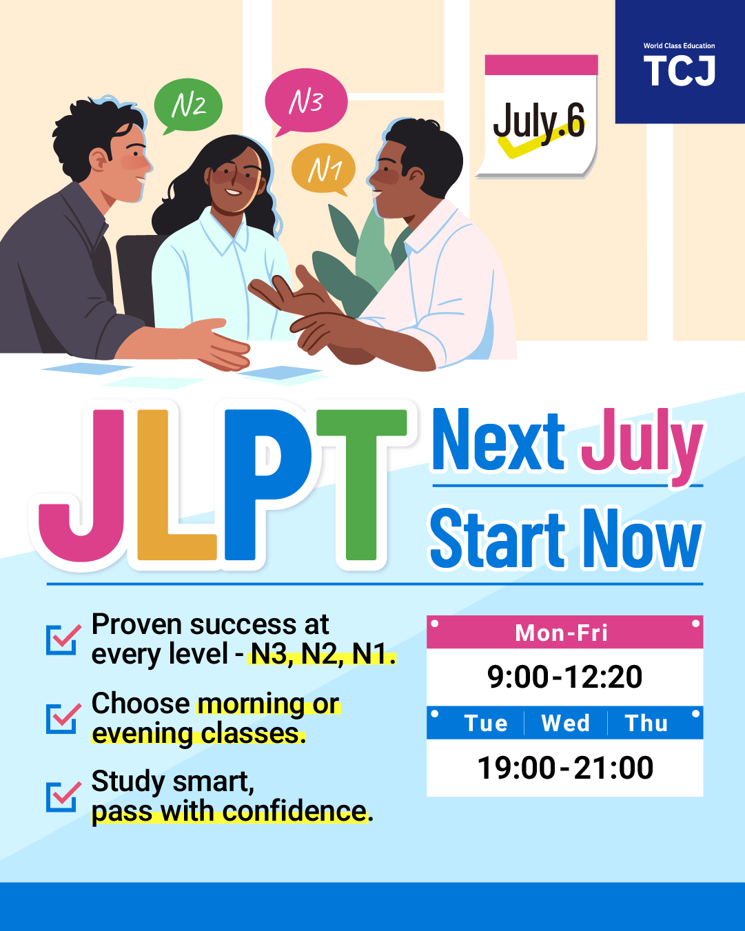 TCJ Japanese Language School Tokyo/Osaka Facebook ad