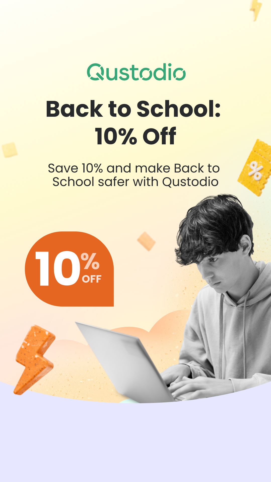 Qustodio Facebook ad: A Safer Back to School