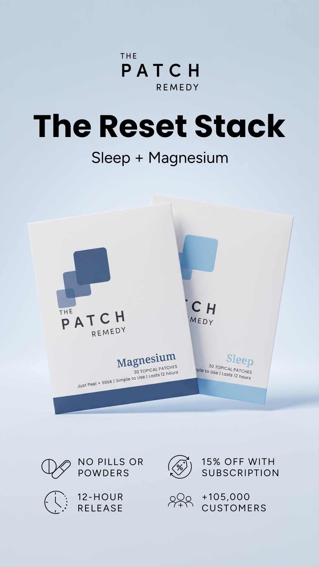 The Patch Remedy Facebook ad: Save 15% on Every Order