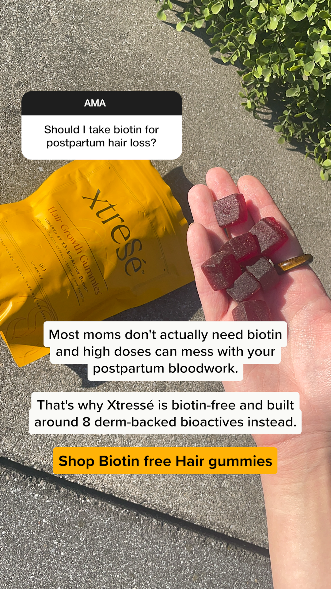 Xtressé Hair Growth Therapy Facebook ad