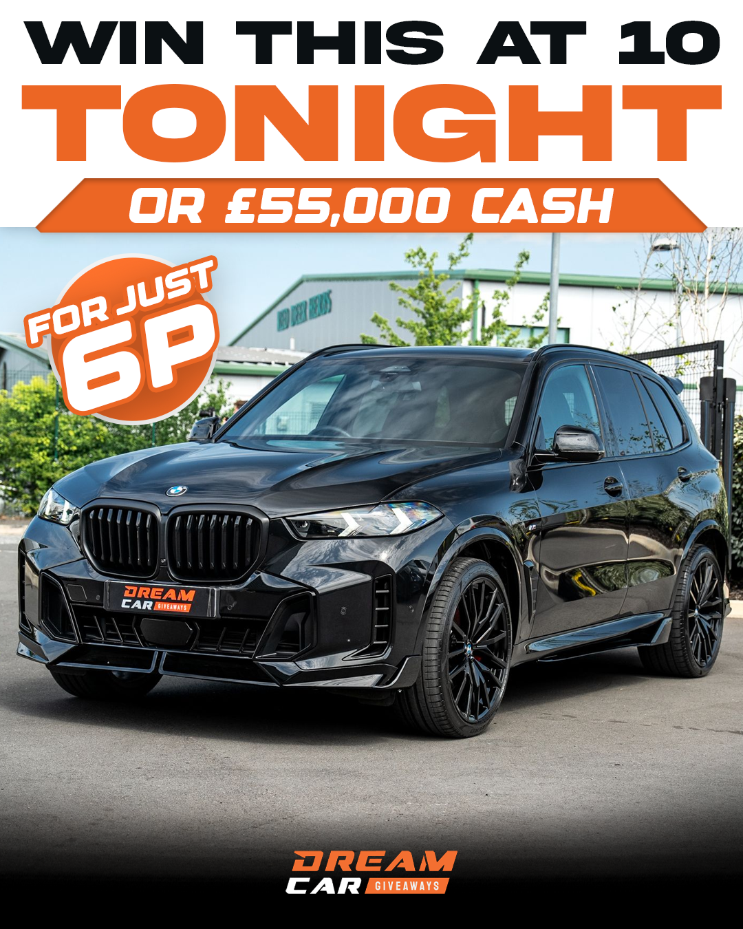 Dream Car Giveaways Facebook ad
