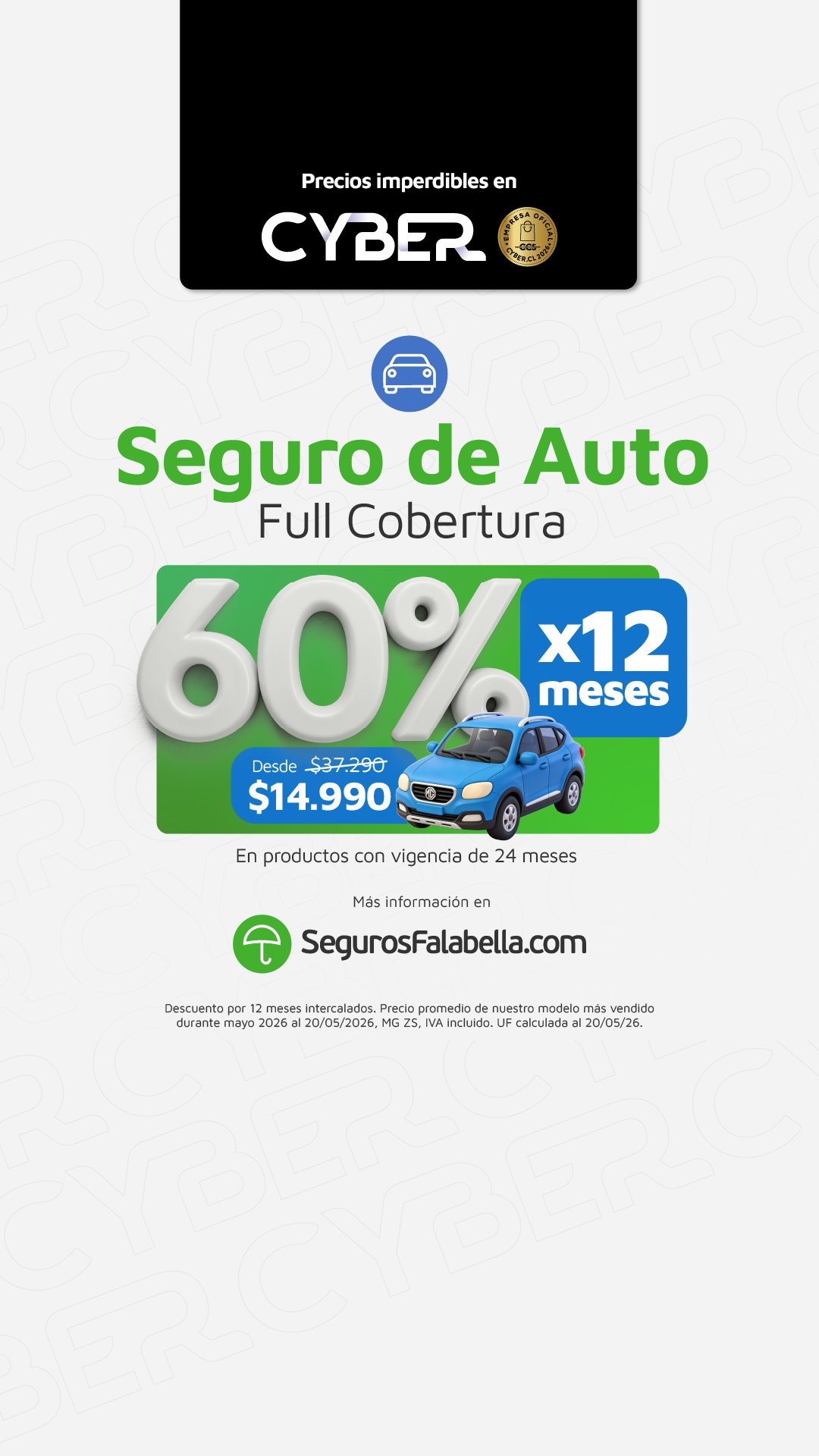 Seguros Falabella Chile Facebook ad