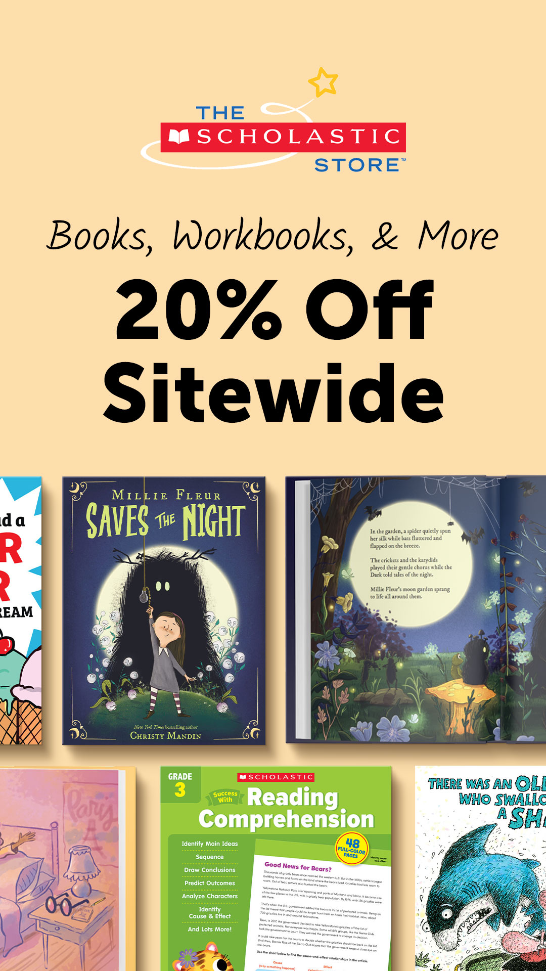 Scholastic Facebook ad