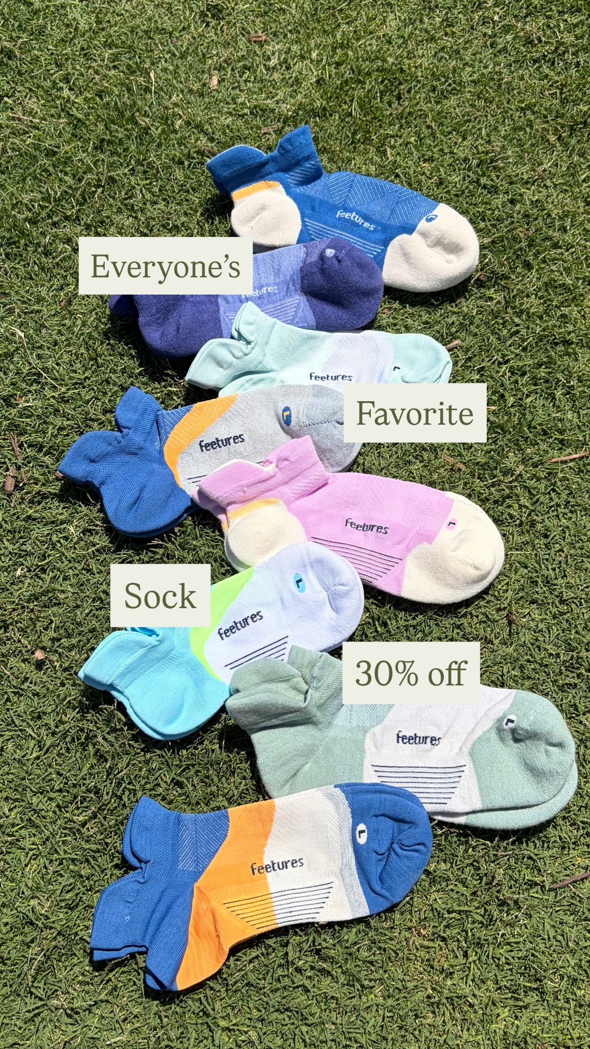 Feetures Facebook ad