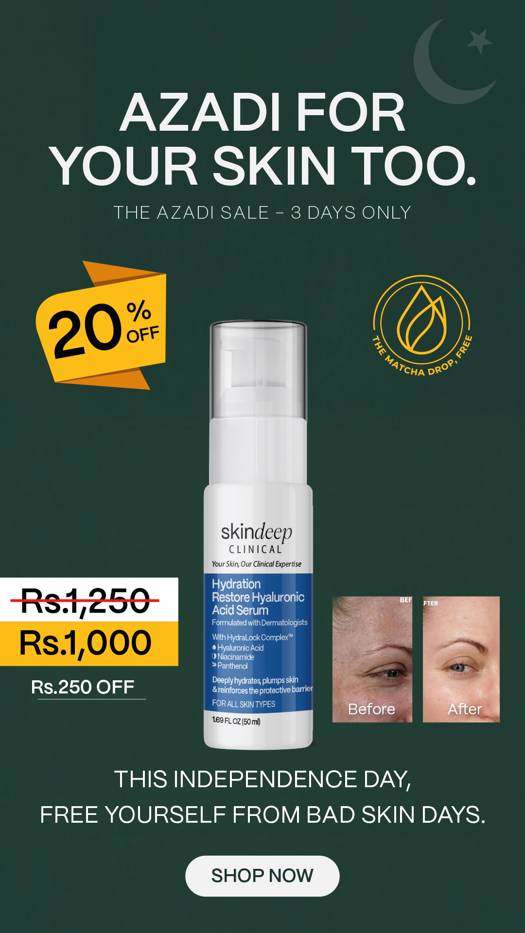 Skin Deep Facebook ad