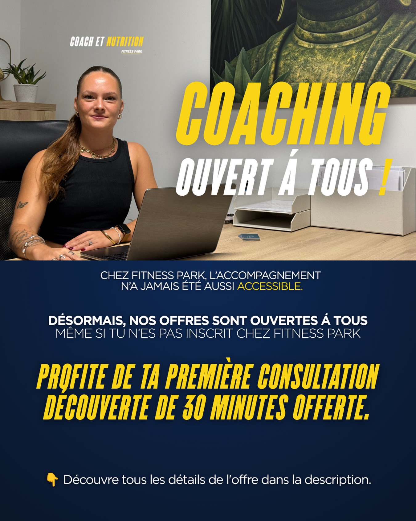 Coach et Nutrition - Fitness Park Réunion Facebook ad