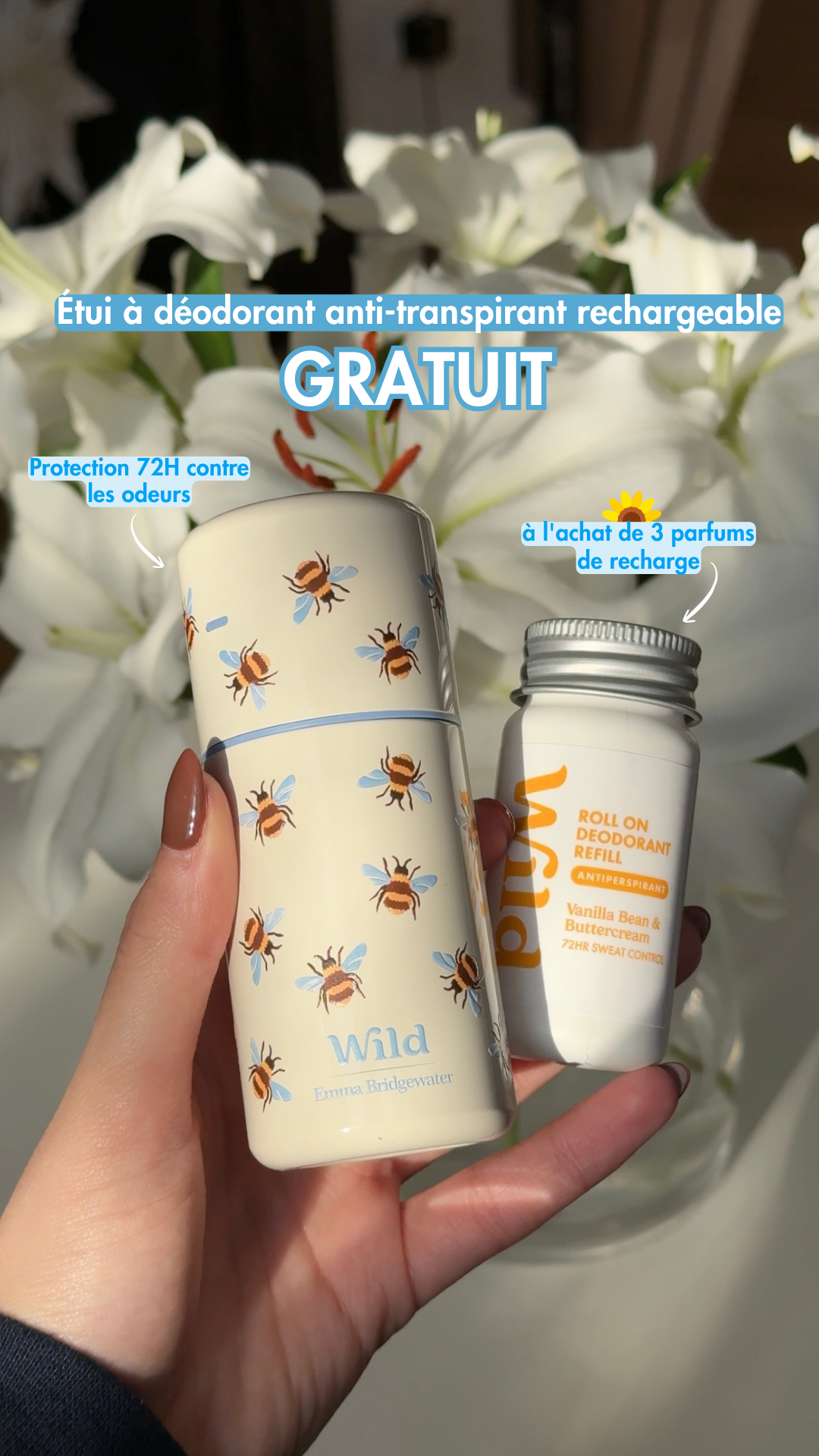 Wild Facebook ad: Achetez une fois, rechargez à l’infini.