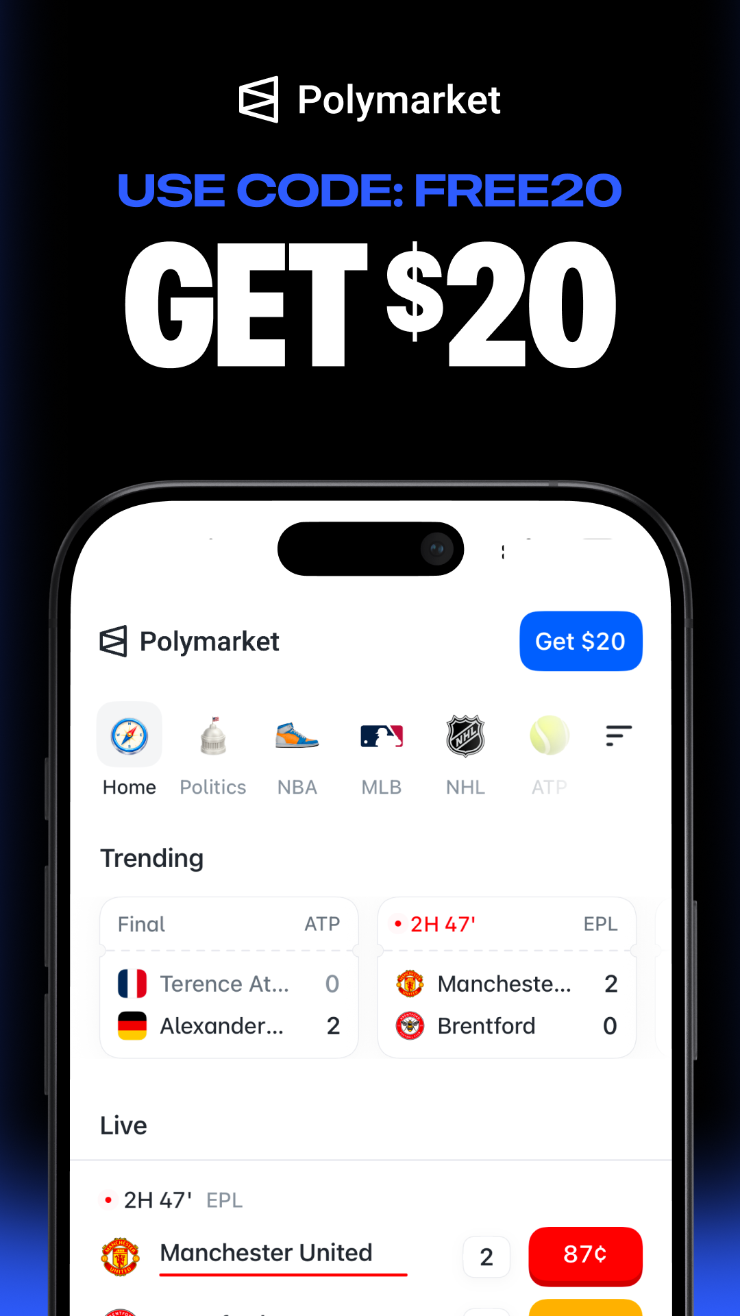 Polymarket Sports Facebook ad from May 9, 2026