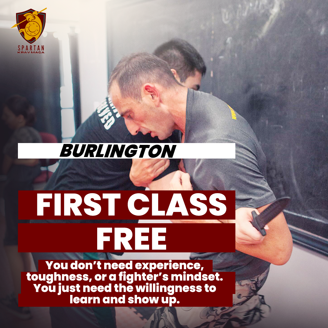 Spartan Krav Maga Facebook ad: Train Smarter. Feel Safer.