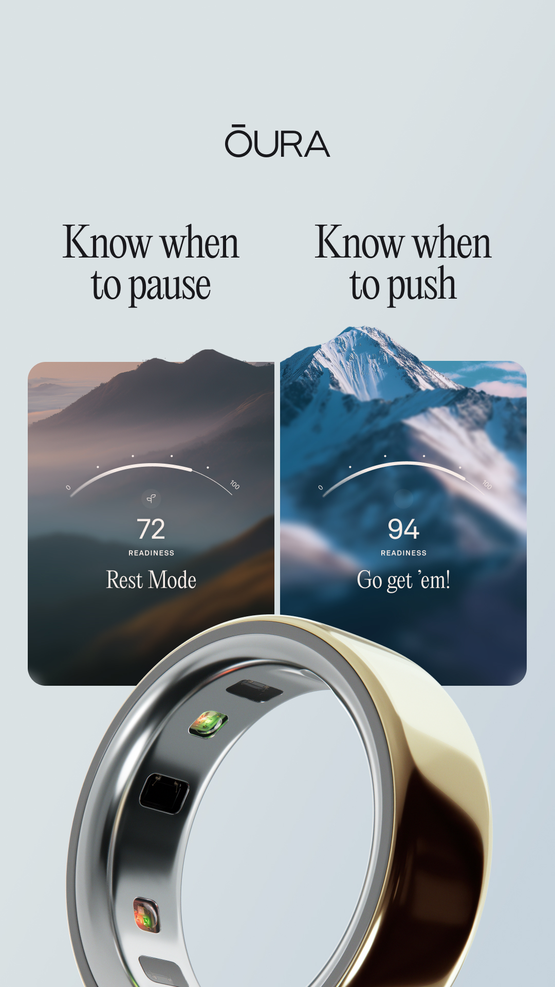 ŌURA Facebook ad