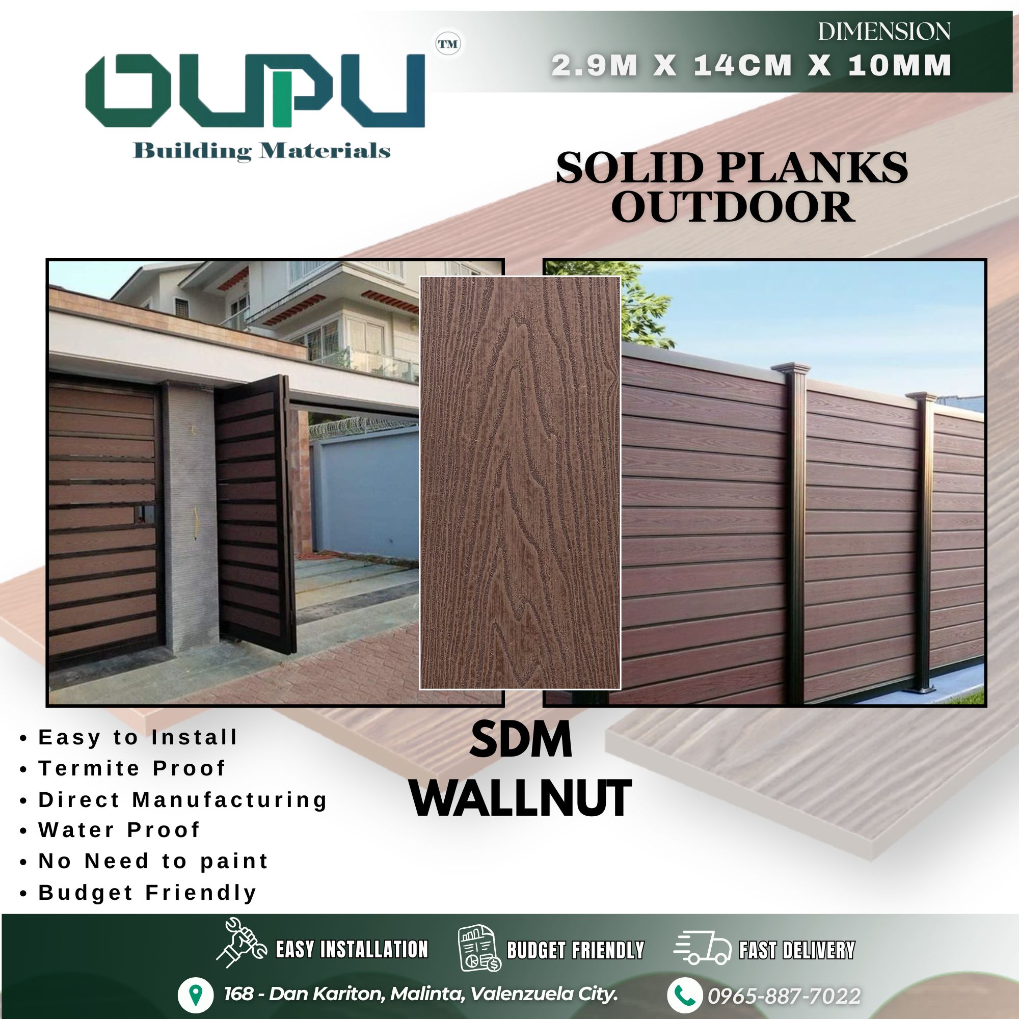 OUPU Building Materials Facebook ad