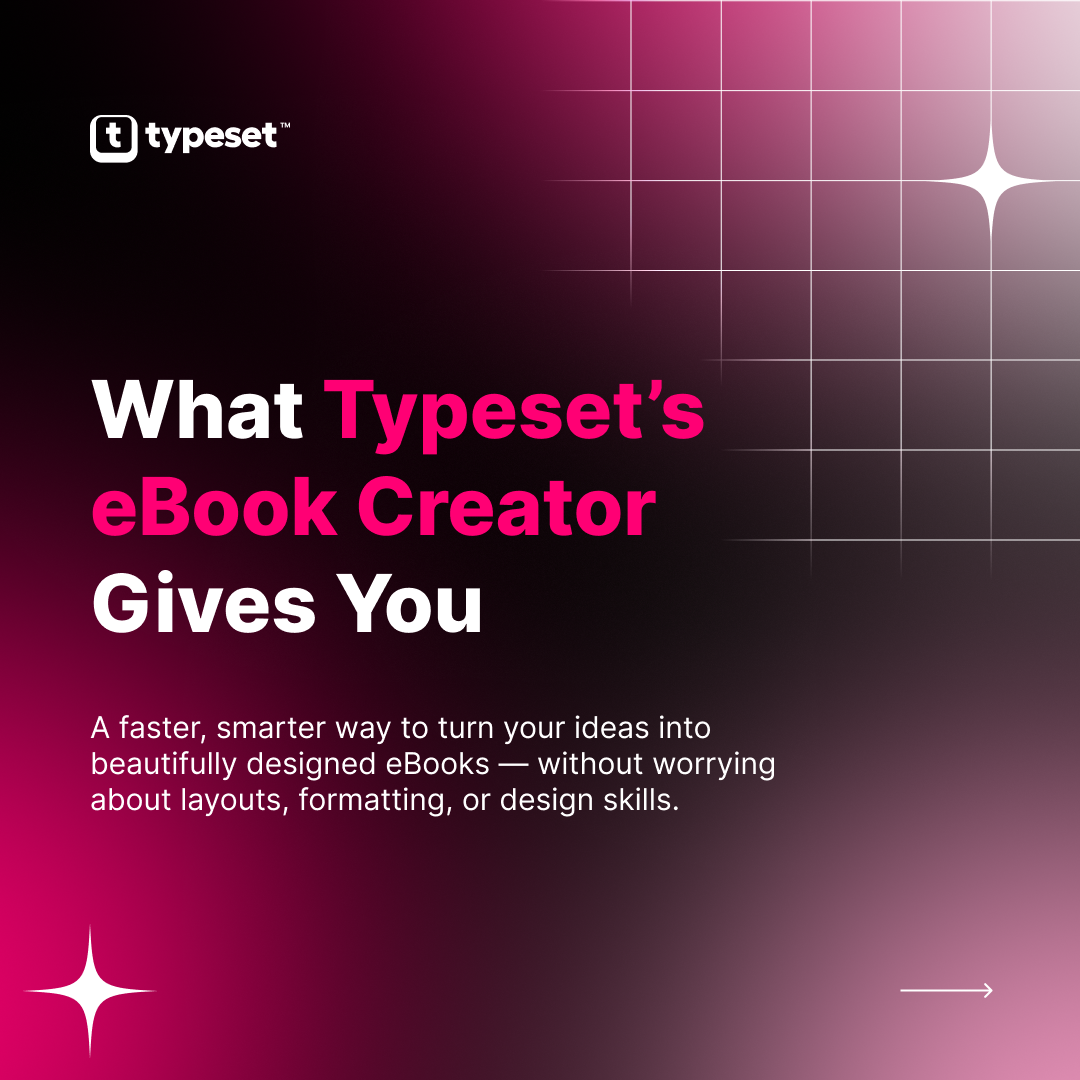 Typeset Facebook ad