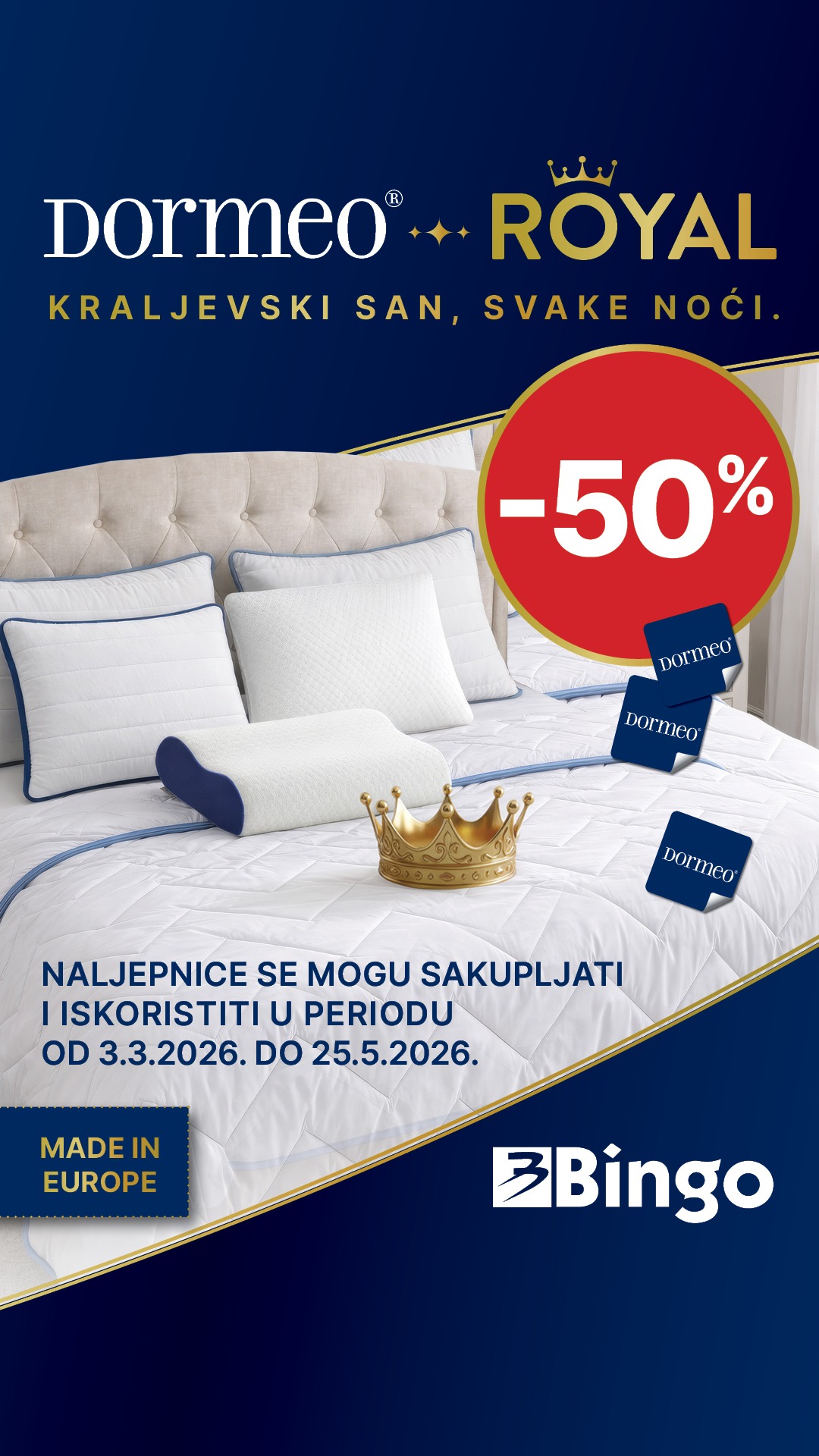Dormeo.ba Facebook ad from Mar 2, 2026