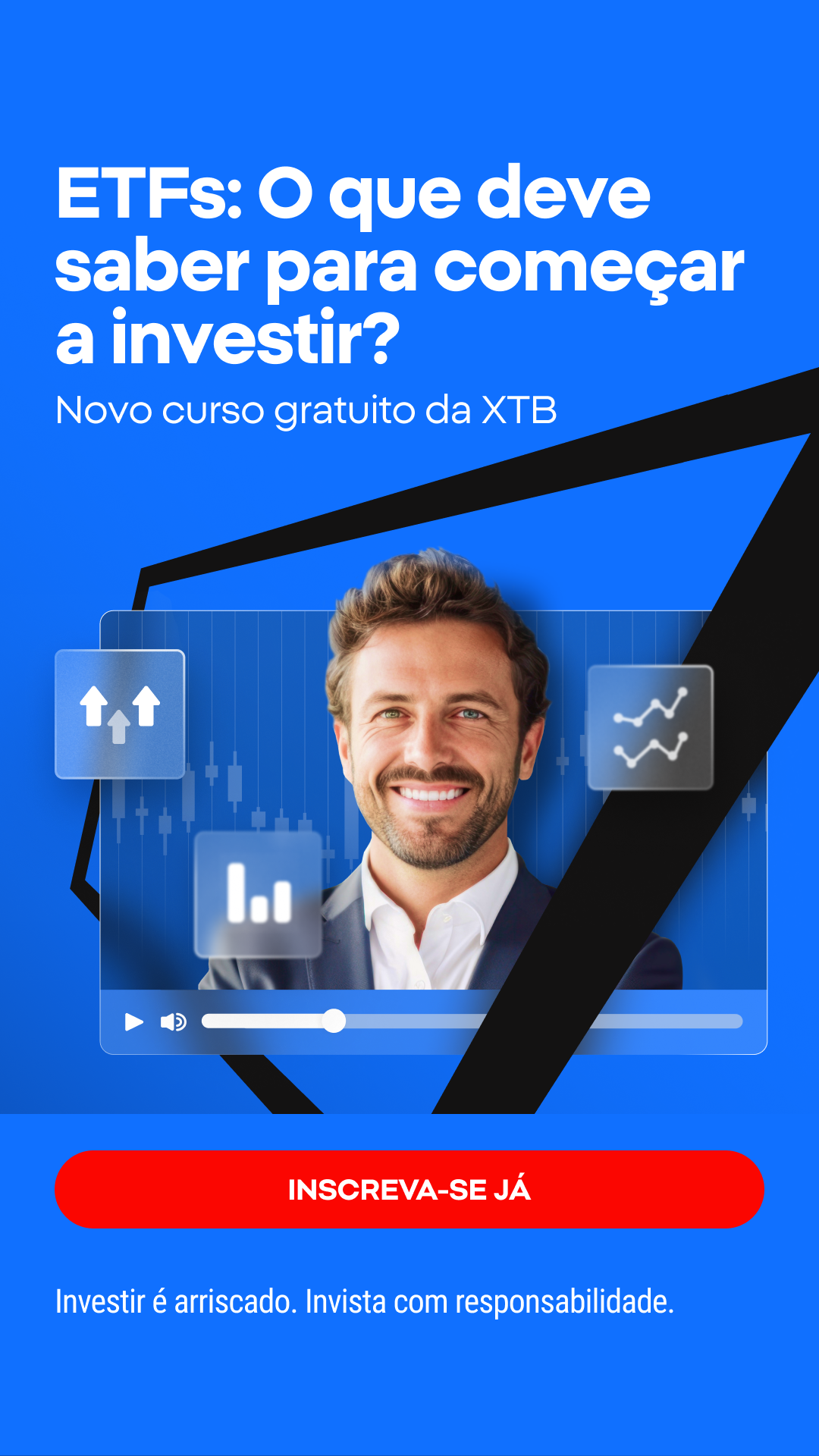 XTB Online Trading ad creative