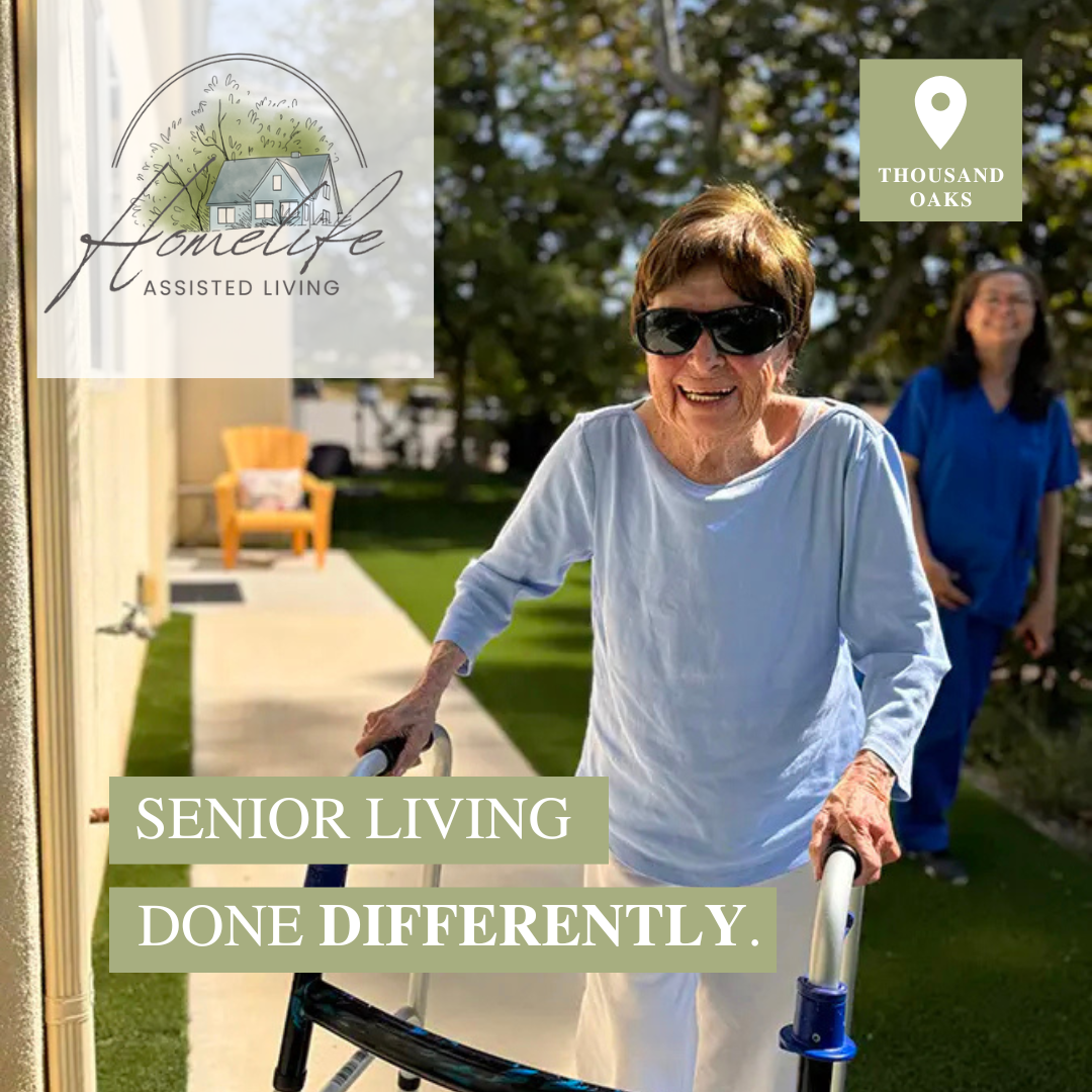 Homelife Senior Living Facebook ad: Choosing senior living for a parent isn’t easy…